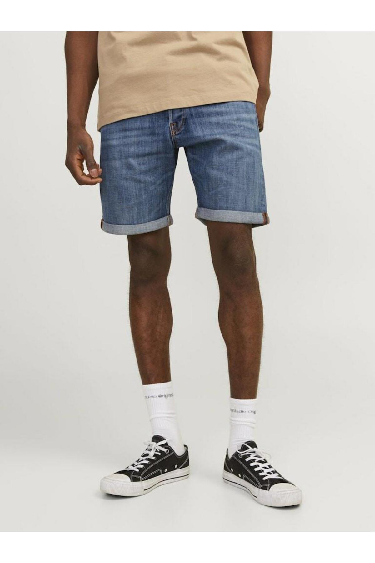 شلوارک مردانه راسته فاق نرمال | جک اند جونز Jack & Jones 12249092 - تصویر 4