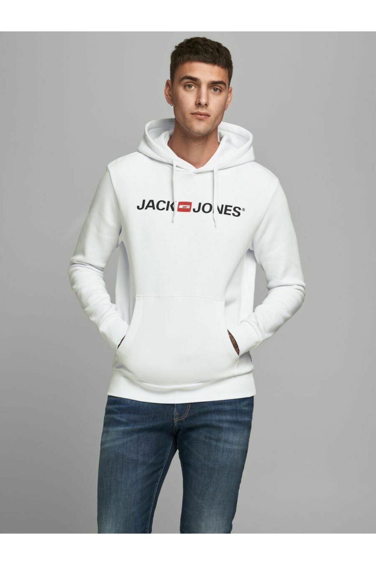 سویشرت مردانه جک جونز طرح لوگو کد ۱۲۱۳۷۰۵۴ جک اند جونز سویشرت Jack & Jones
