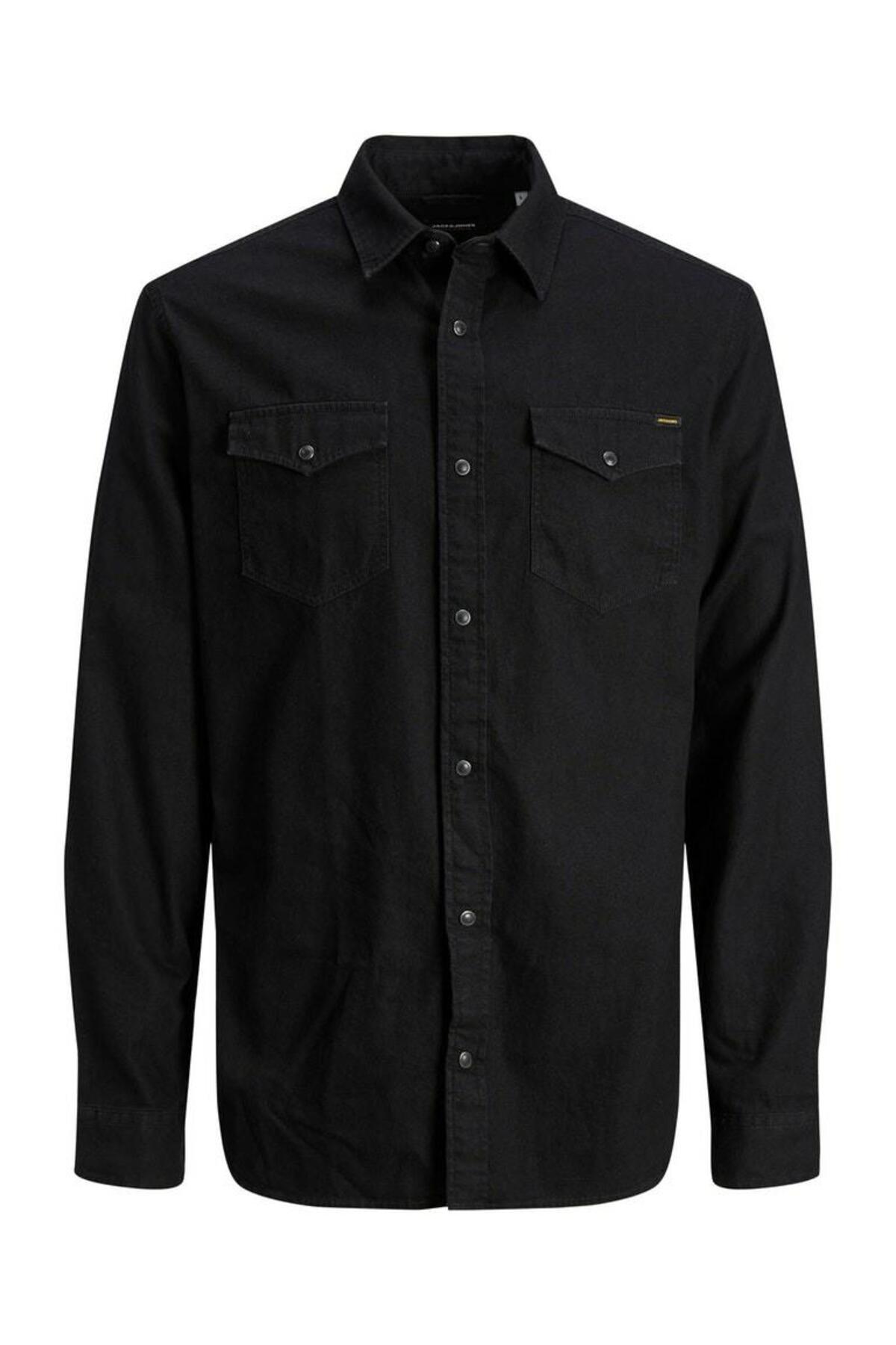 Jack & Jones  JJESHERIDAN SHIRT L/S NOOS Black