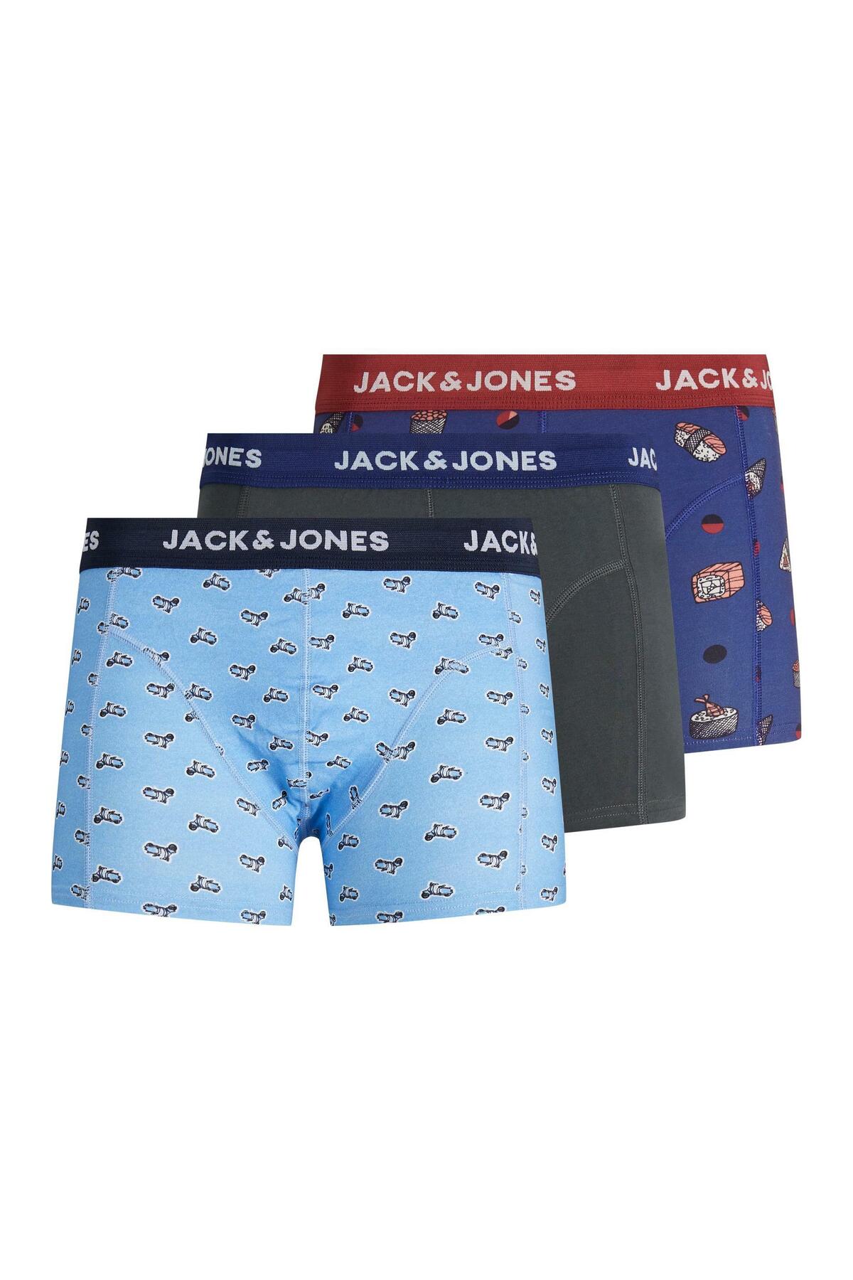 شورت ورزشی مردانه جک جونز مدل Dog سایز 3 بسته 12191343 جک اند جونز باکسر Jack & Jones