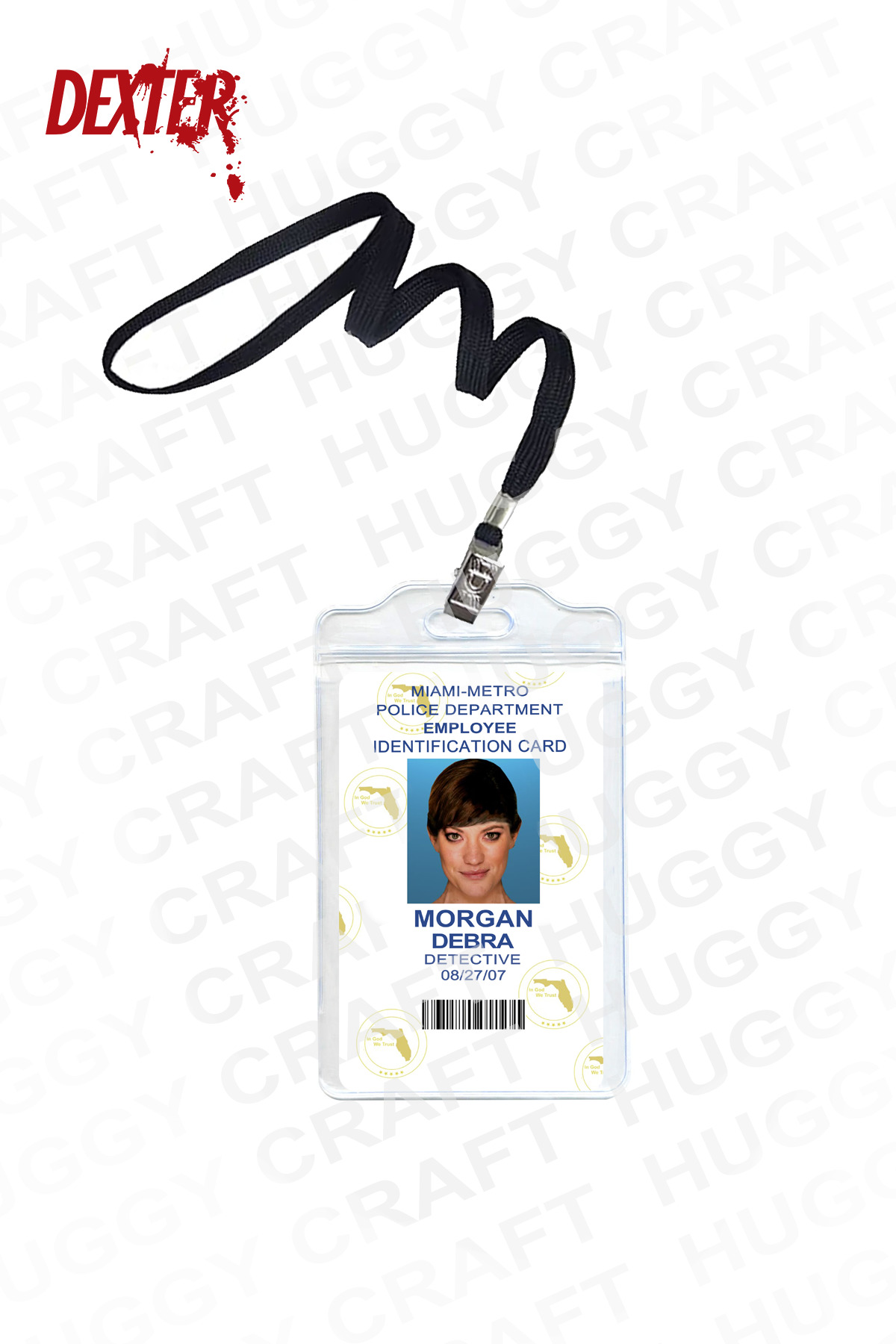 globe　The File of Relation ＆ TKポストカード Huggy Craft Debra Morgan Kimlik Kartı | Kaliteli Baskı PVC Kart +