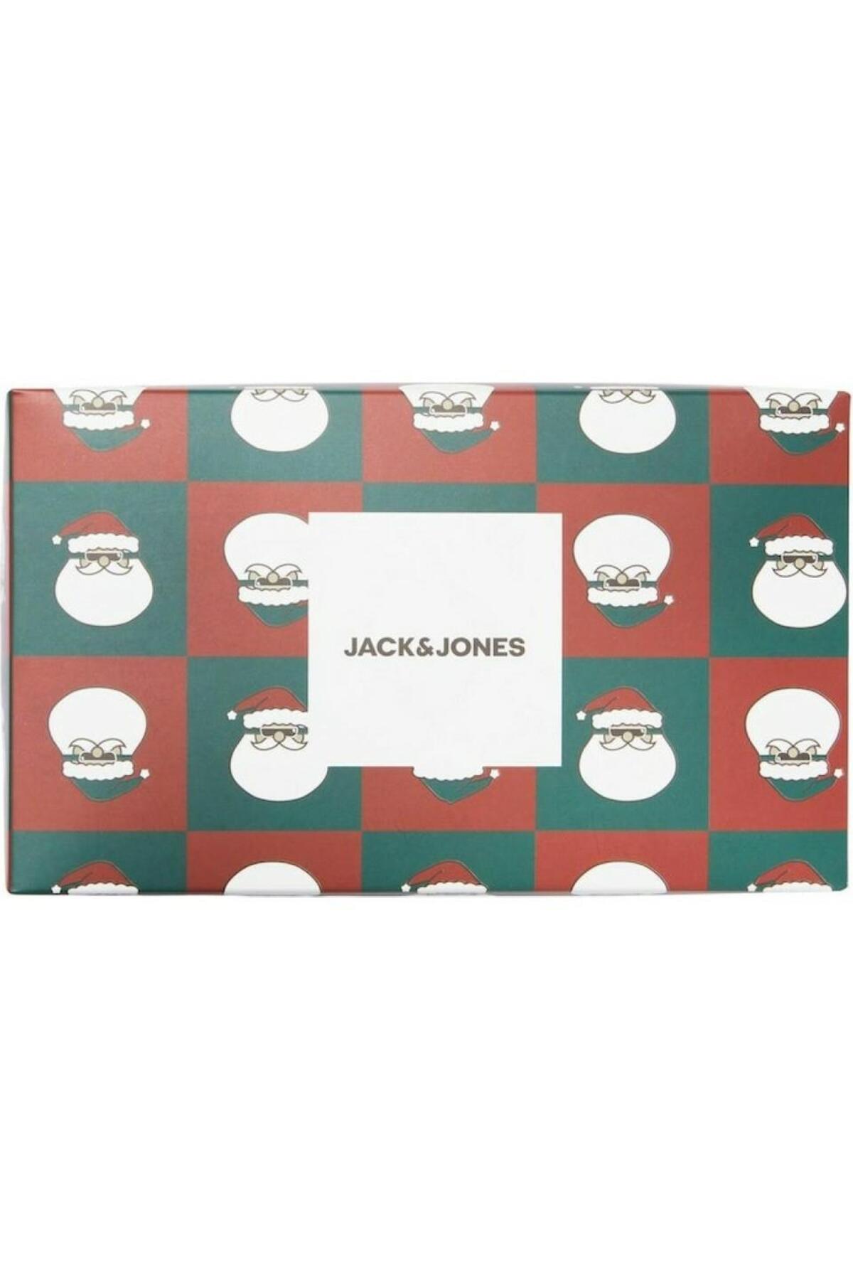 جوراب مردانه راسته | جک اند جونز Jack & Jones 12246143-Rio Red - تصویر 3