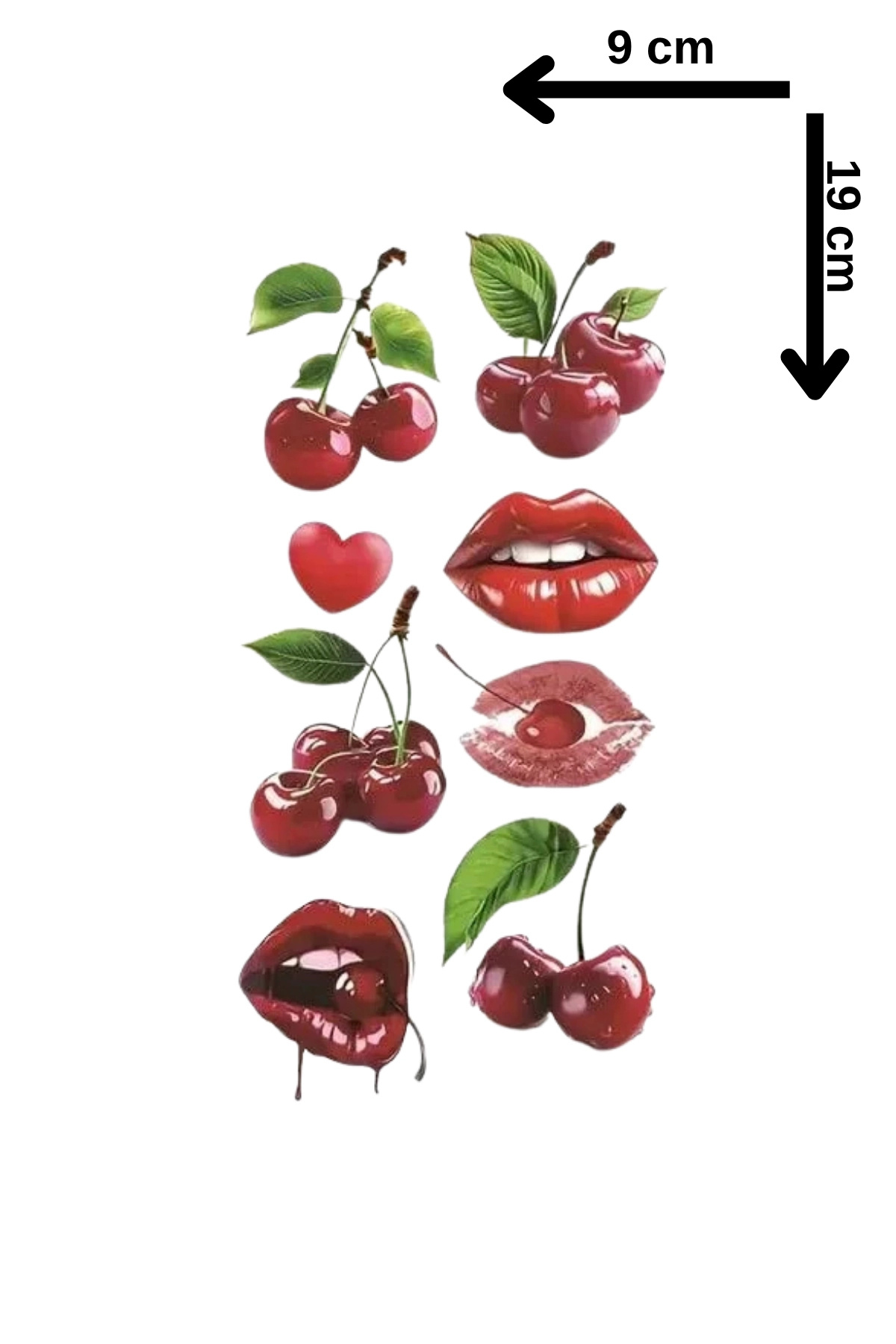 Barly Geçici Karışık Model Dövme Tattoo