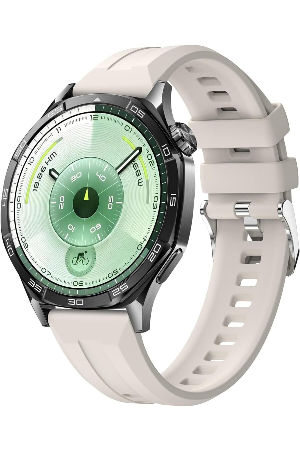 Huawei Watch Gt2e/GT2/GT2 Pro/GT3/GT3 Pro/GT4/GT5/GT6 46mm Yeşil Kumaş Ayarlanabilir Lansman Kordon