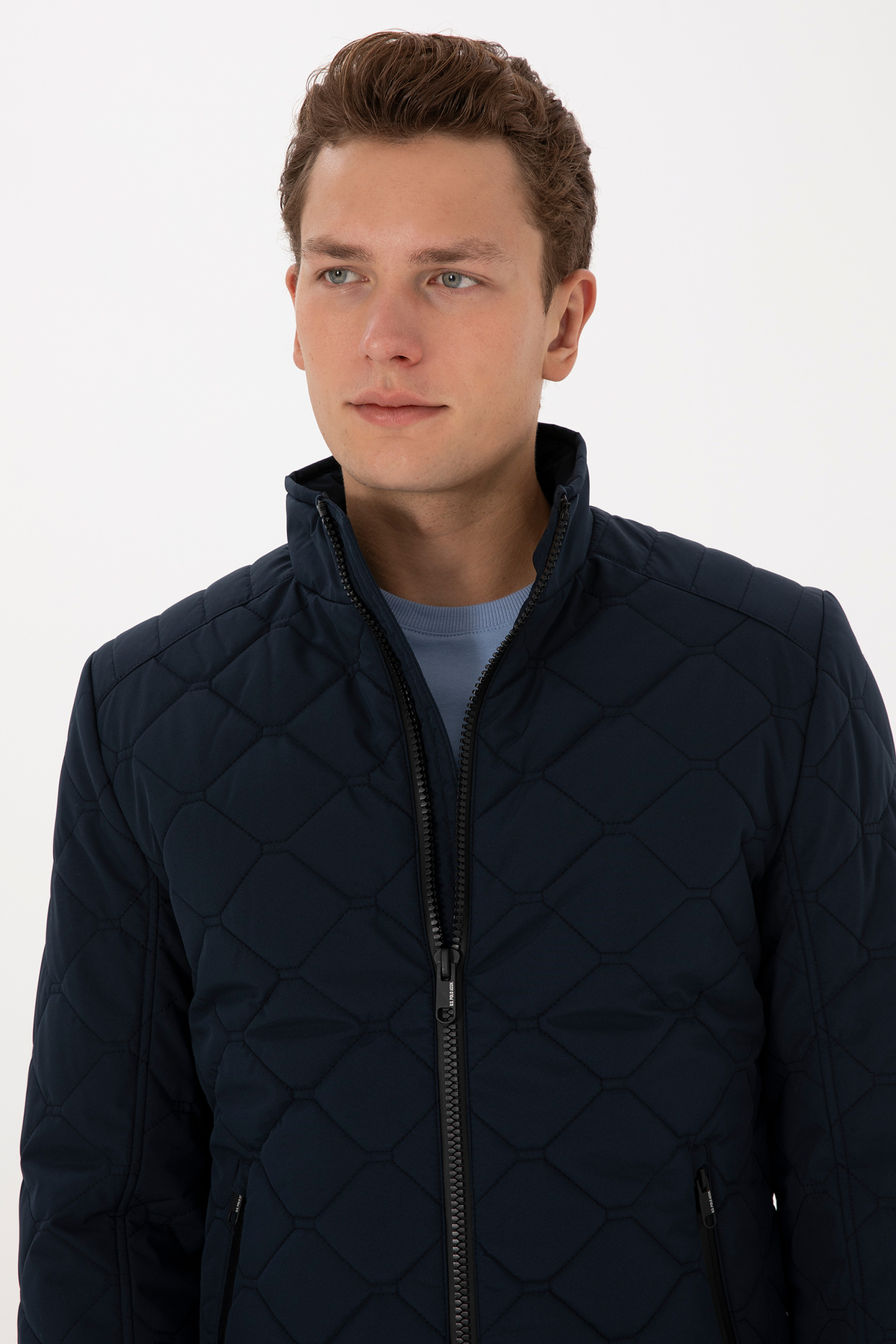 U.S. Polo Assn. Erkek Lacivert Mont 50310977-VR033 görsel 2