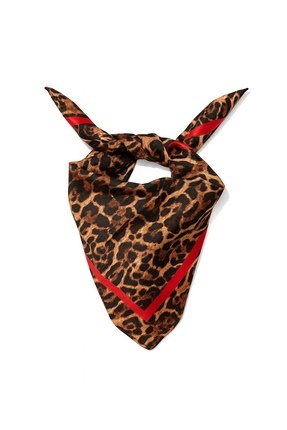 Vanelia Leopar Desen Fular Bandana