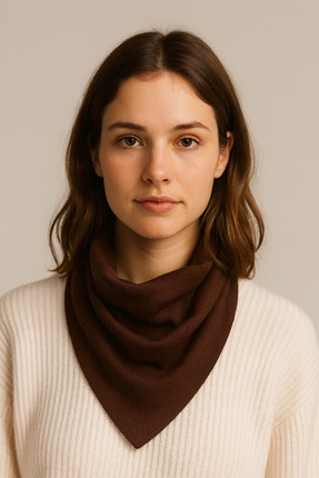 Sebir Moda Tek Renk Triko Fular