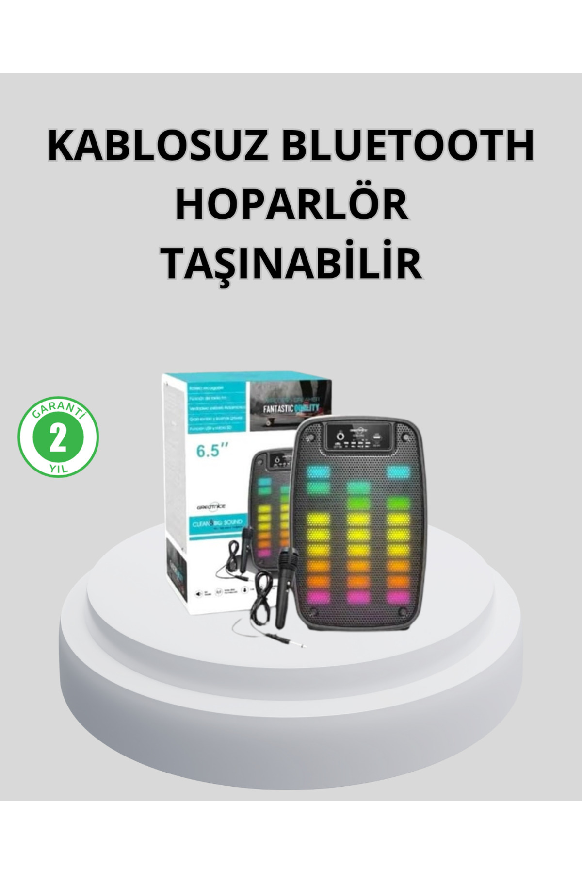 Bİ DÜNYA SHP Bluetooth Bağlantılı Taşınabilir Müzik Cihazı – 2 Saat Kesintisiz Müzik