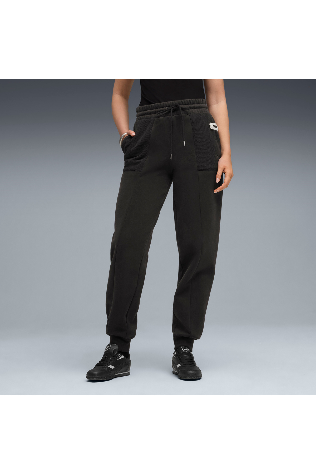 Kadın Siyah Her High-waist Sweatpants Eşofman Altı 633012-01