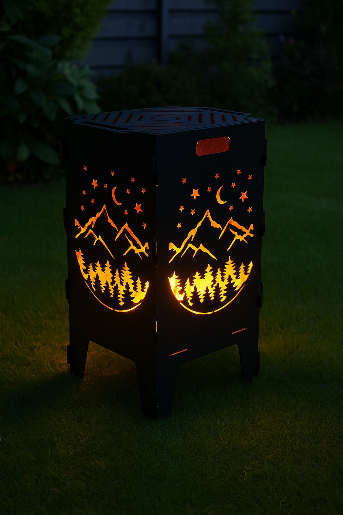 Store Çelik ateş çukuru ve ateş ateş üstü mangal