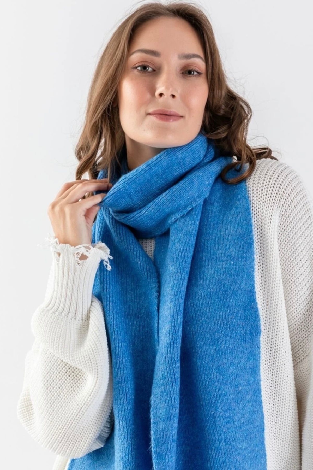 Noi Belis  Basic Yumuşak Dokulu Triko Atkı AW25AT0001 - Görsel 3