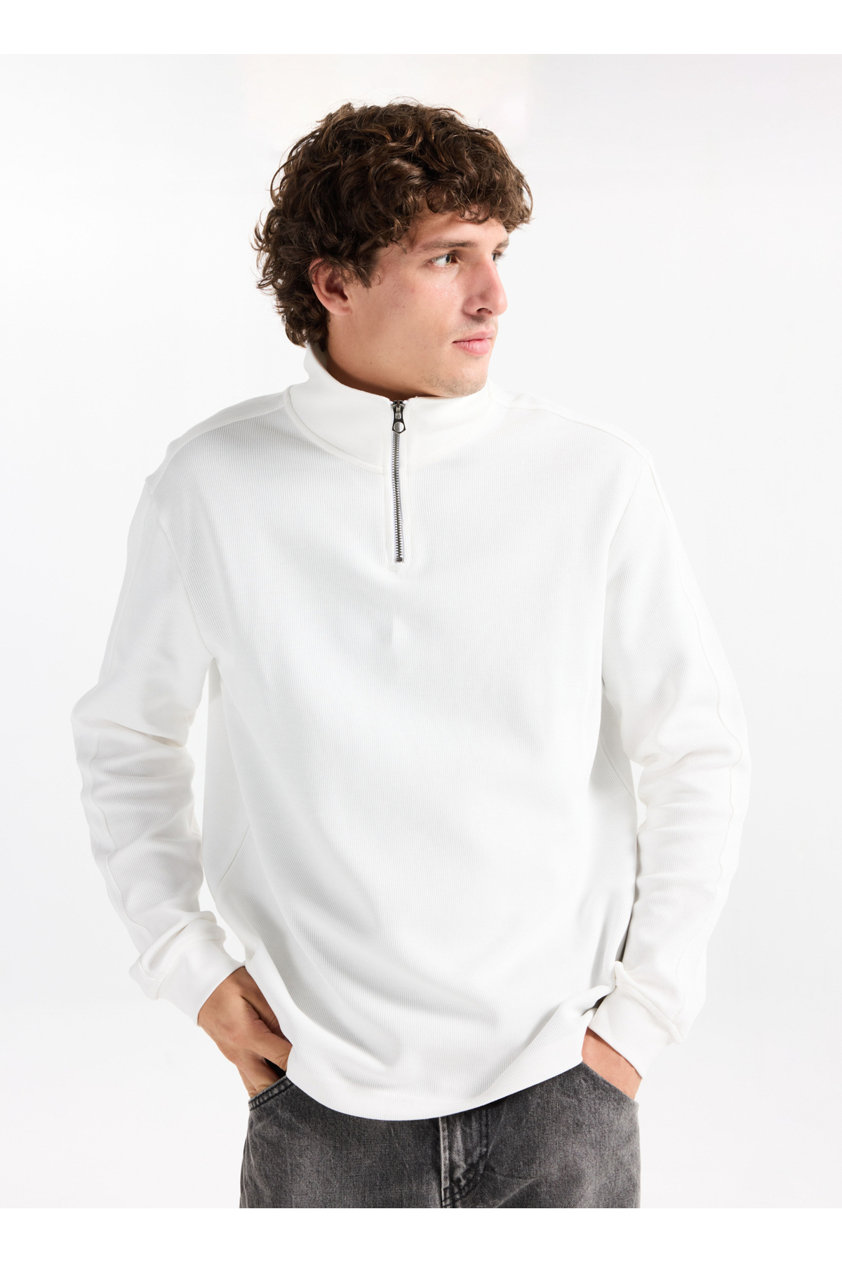 سویشرت مردانه آستین بلند | لی کوپر Lee Cooper 5003310835 - تصویر 3