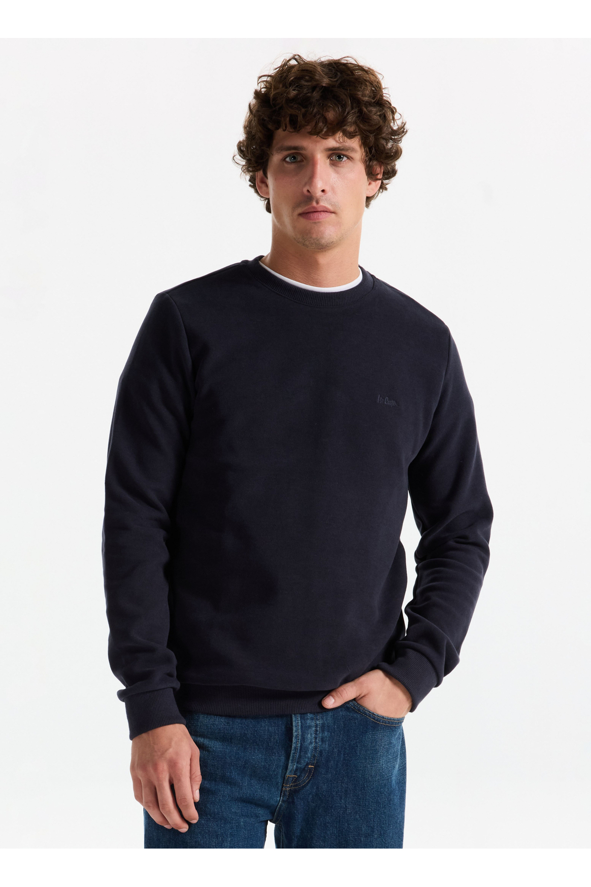سویشرت مردانه راسته آستین بلند | لی کوپر Lee Cooper 5003310882 - تصویر 2