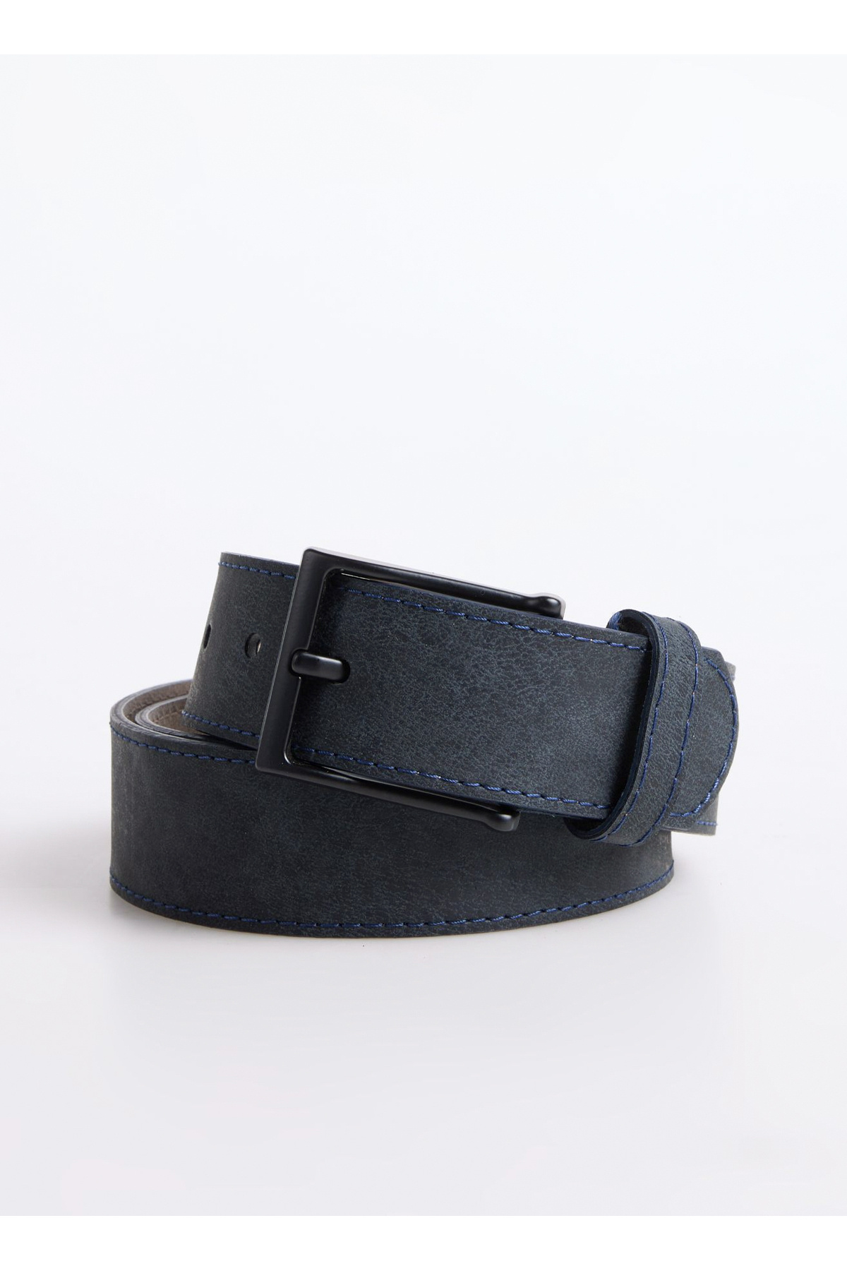 دیسکاوری اکسپدیشن کمربند مردانه Dis-Retro سرمه‌ای ۴ سانتی‌متری