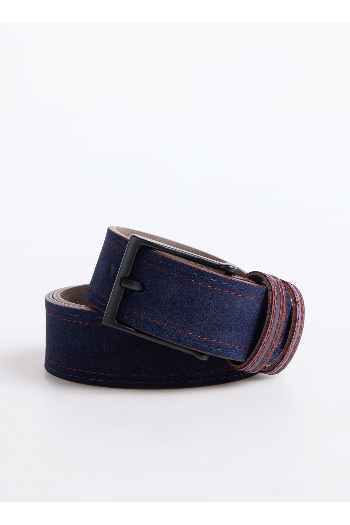 دیسکاوری اکسپدیشن کمربند مردانه - سرمه‌ای اسپلیت ۴ سانتی‌متری