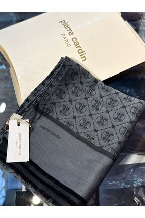 Pierre Cardin Monogram Pamuk Şal