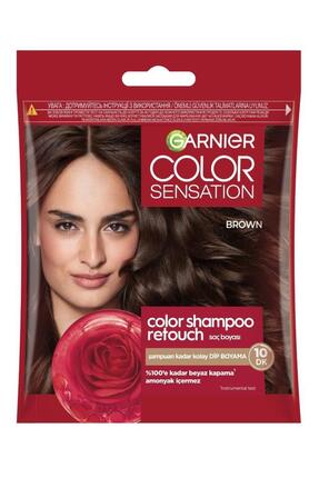 Garnier Color Shampoo Retouch Şampuan Kolaylığında Dip Boyası, Kahve 4.0