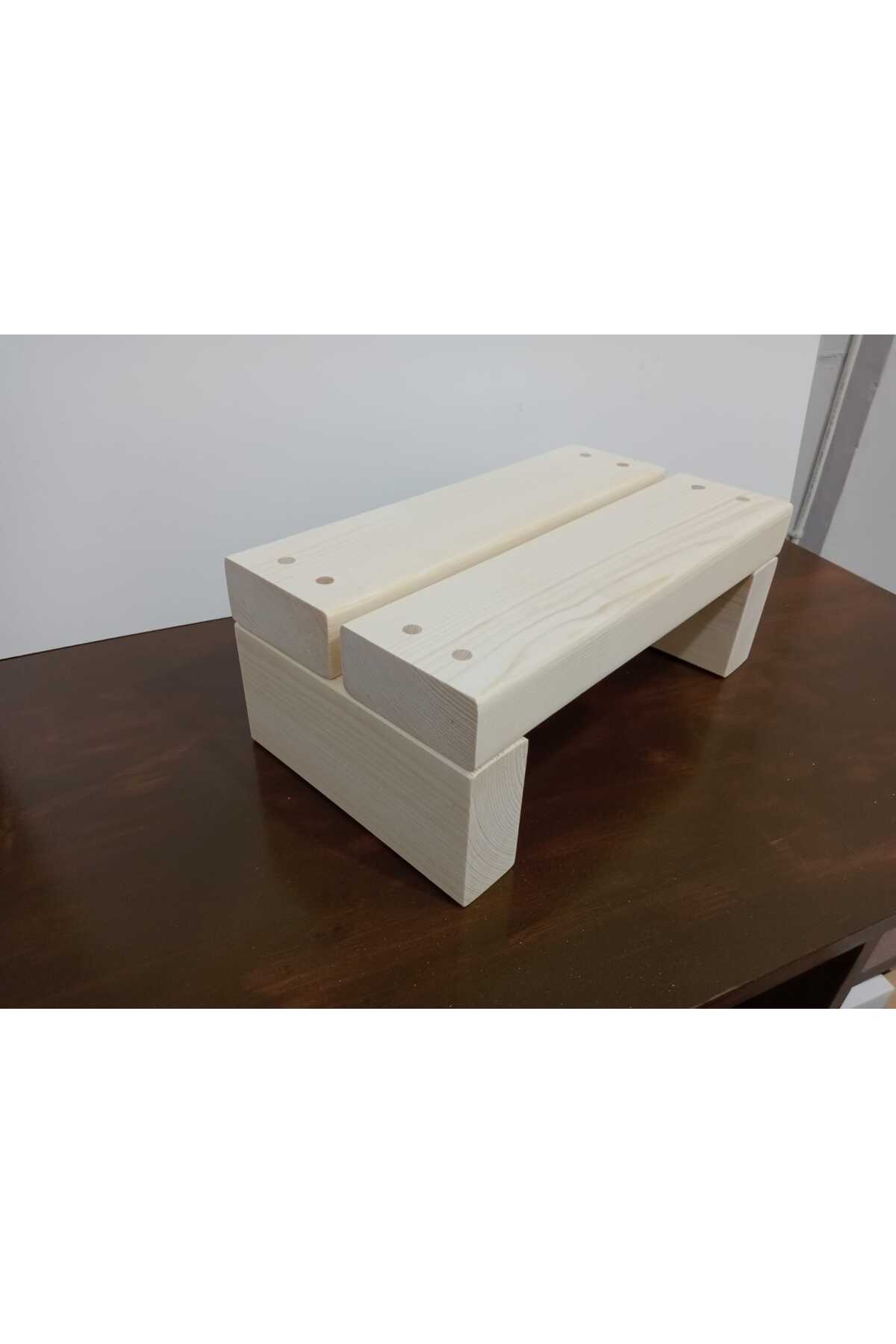 YAĞMUR AHŞAP ATÖLYESİ Ahşap Tabure Yükseltici Basamak