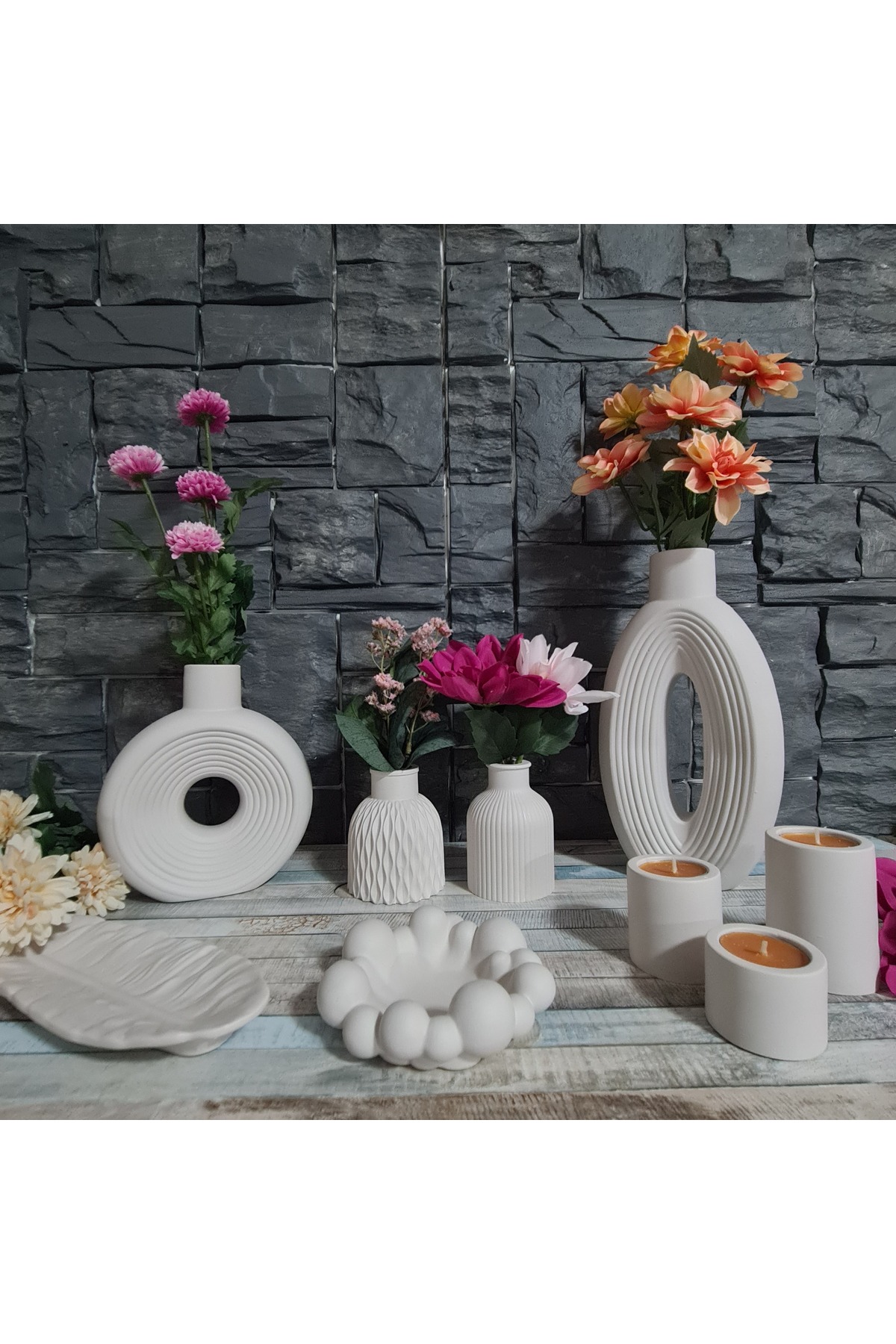 SCANDINAVIAN HOME STYLE 9 PIECE Gift Pinterest Pampas Decorative VASE FIGURINE