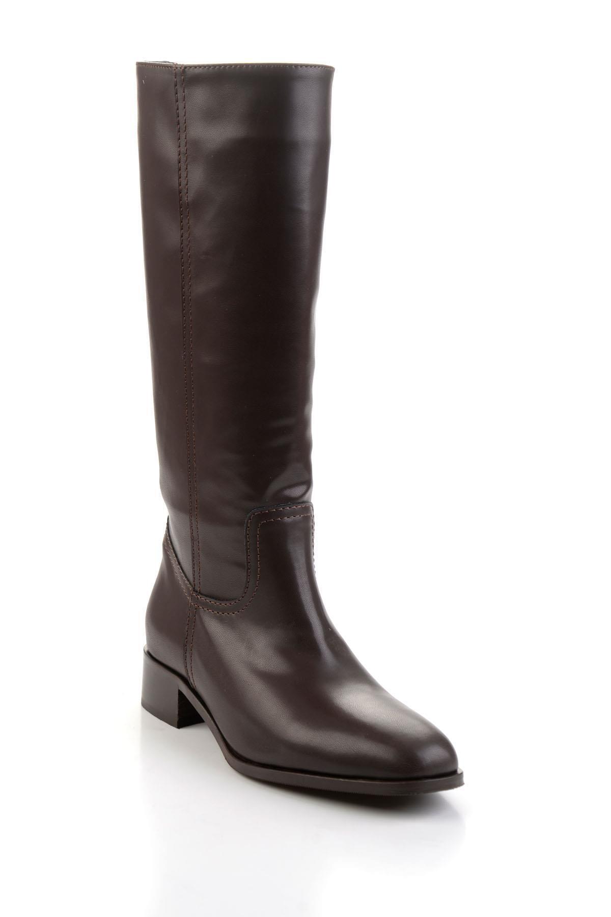 Bambi  Kahve Kadın Çizme K03246280309 - Görsel 2