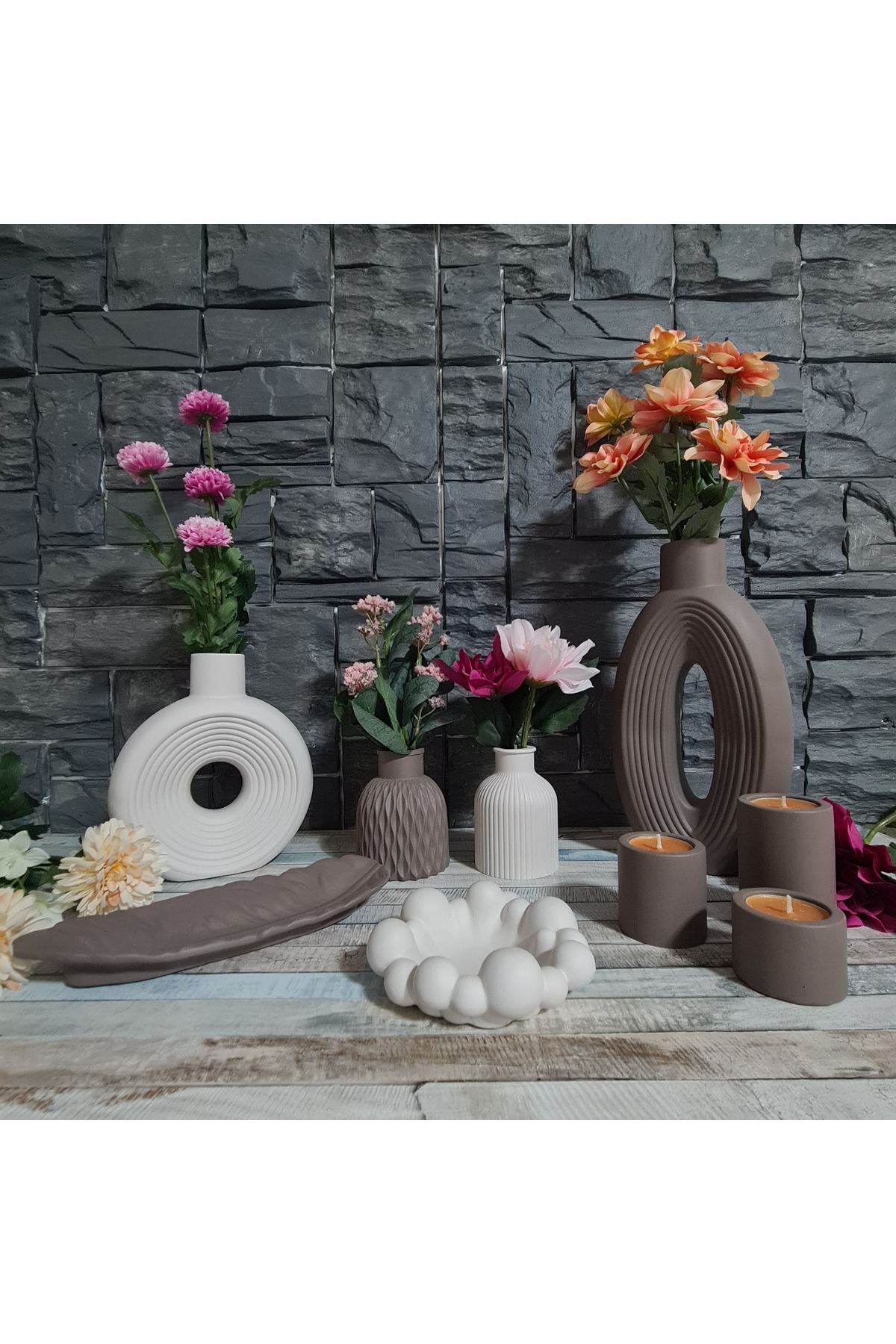 SCANDINAVIAN HOME STYLE 9 PIECE Gift Pinterest Pampas Decorative VASE FIGURINE