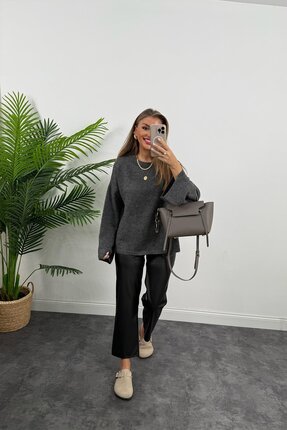 Tulipabutik Yumuşak Deri Pantolon