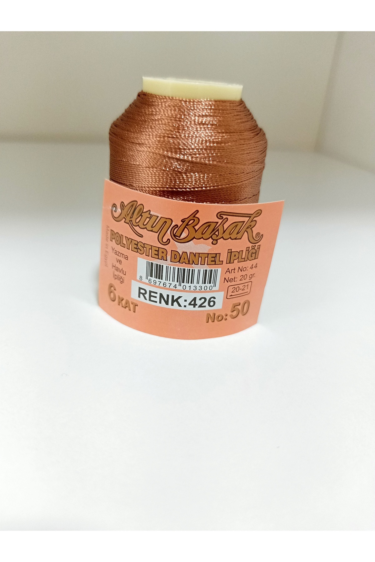 Altınbaşak Polyester Oya İpi ve Dantel İpliği 20 gr No:50 6 Kat