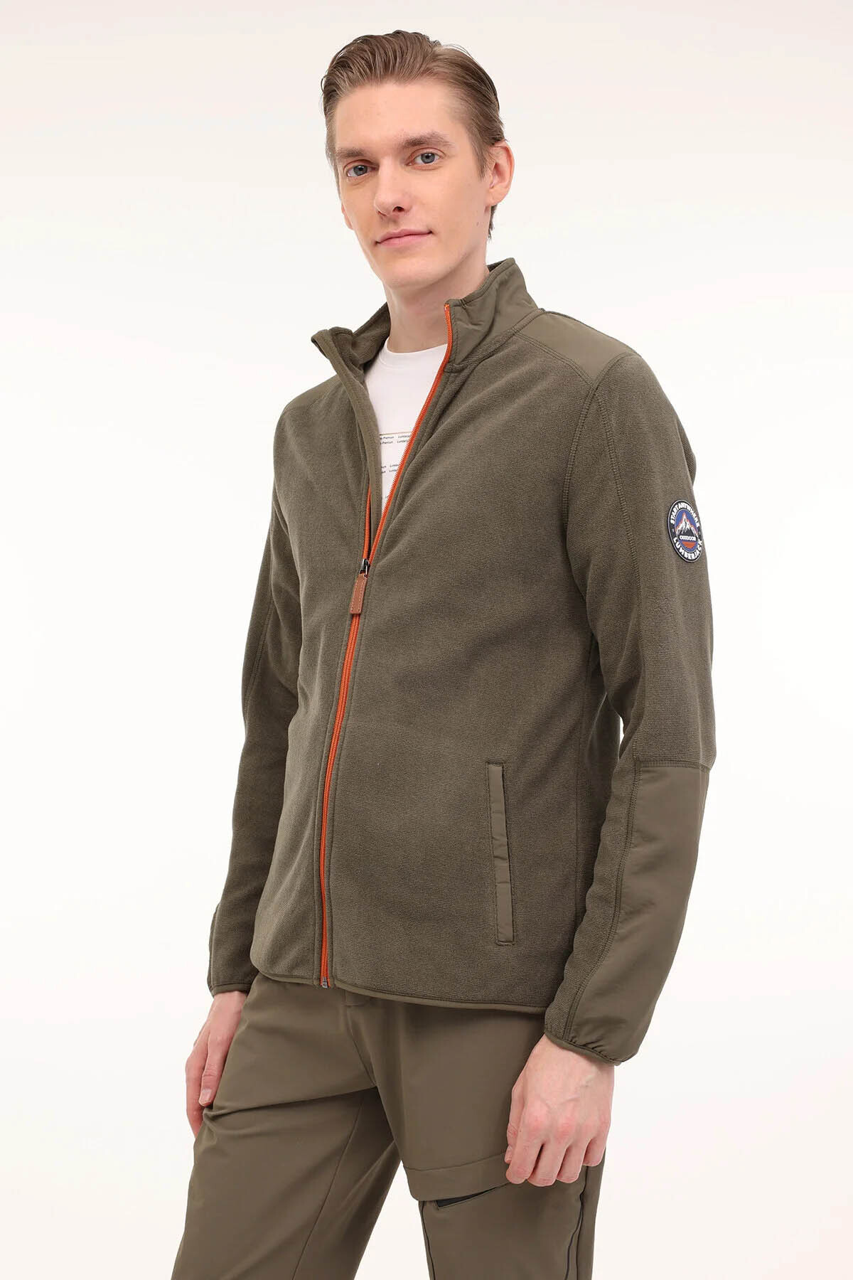 Lumberjack ML SEMS 7HUATFW24002M 4PR Turuncu Erkek Polar - Fiyatı