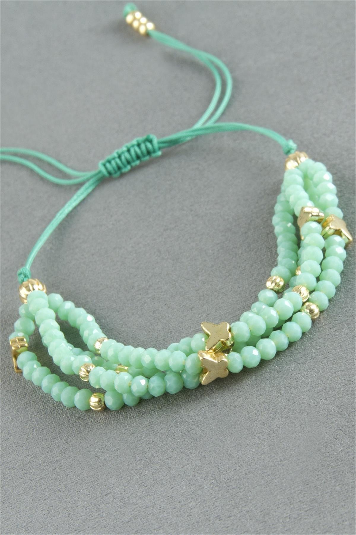 fantastik store 4'lü Karışık Kristal Bileklik