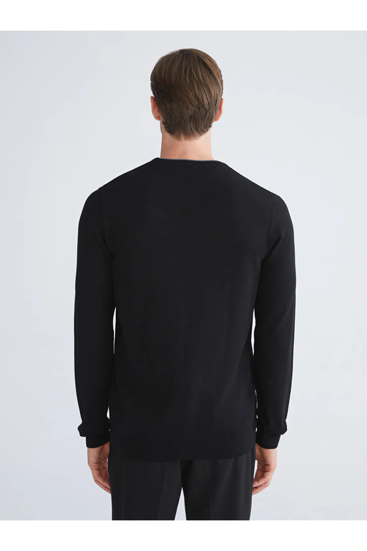 ال سی وایکیکی ژاکت بافتنی مردانه یقه گرد