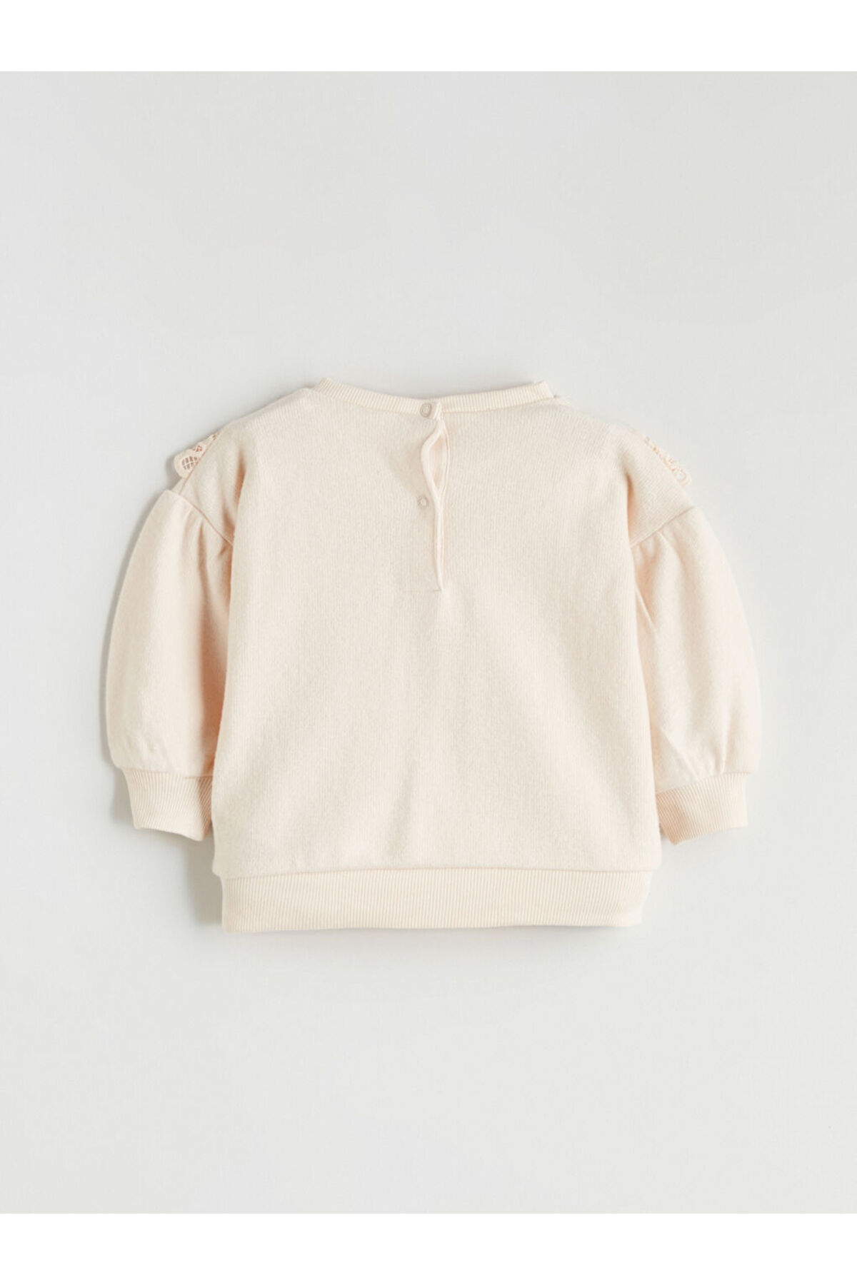 LC Waikiki Bej Bebe Yaka Kız Bebek Sweatshirt Ve Tayt Pantolon fotoğrafı 4 (önizleme)