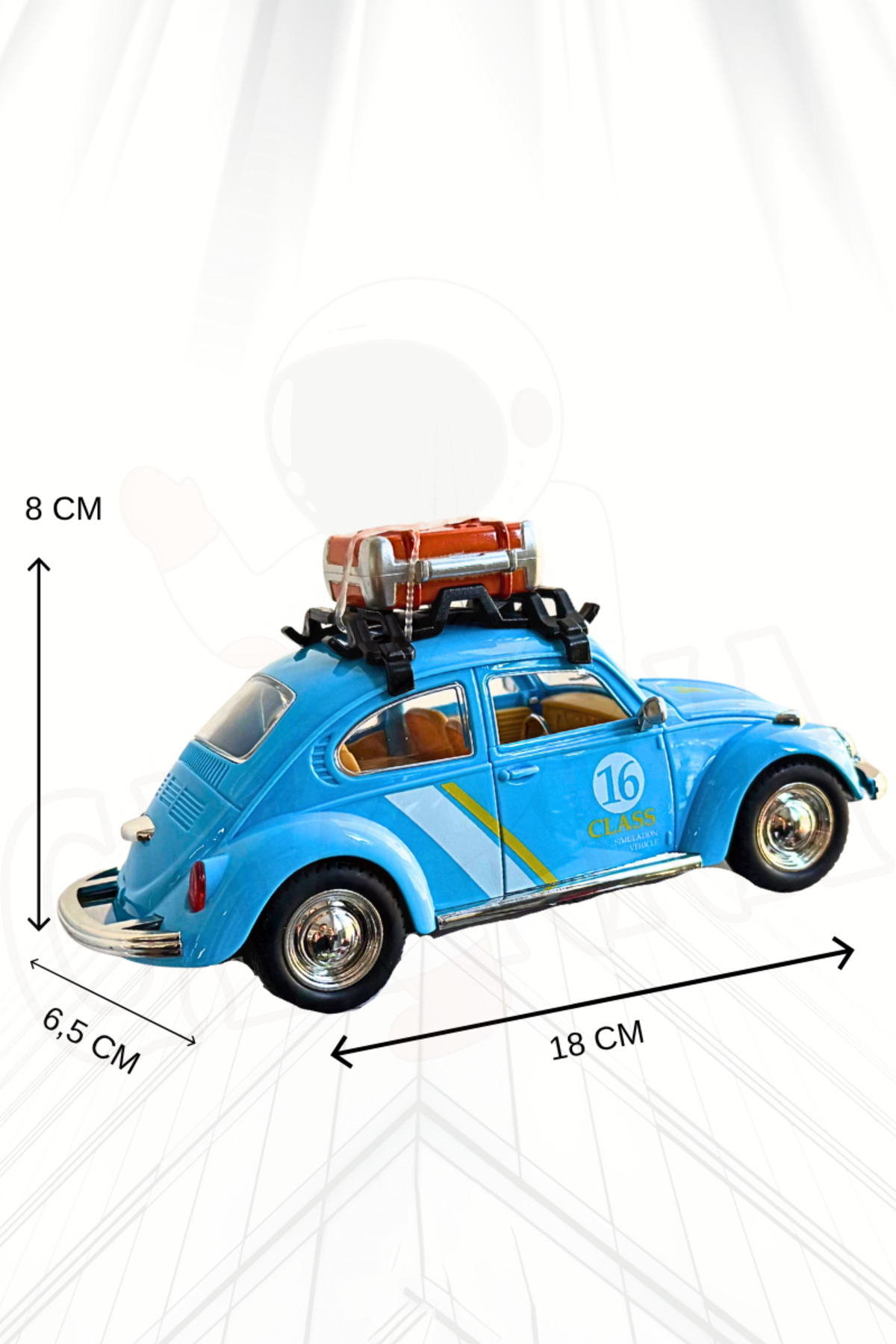 cayenna Metal Vosvos Işıklı Müzikli Kapıları Açılır Aksesuarlı Model Araba fotoğrafı 4 (önizleme)