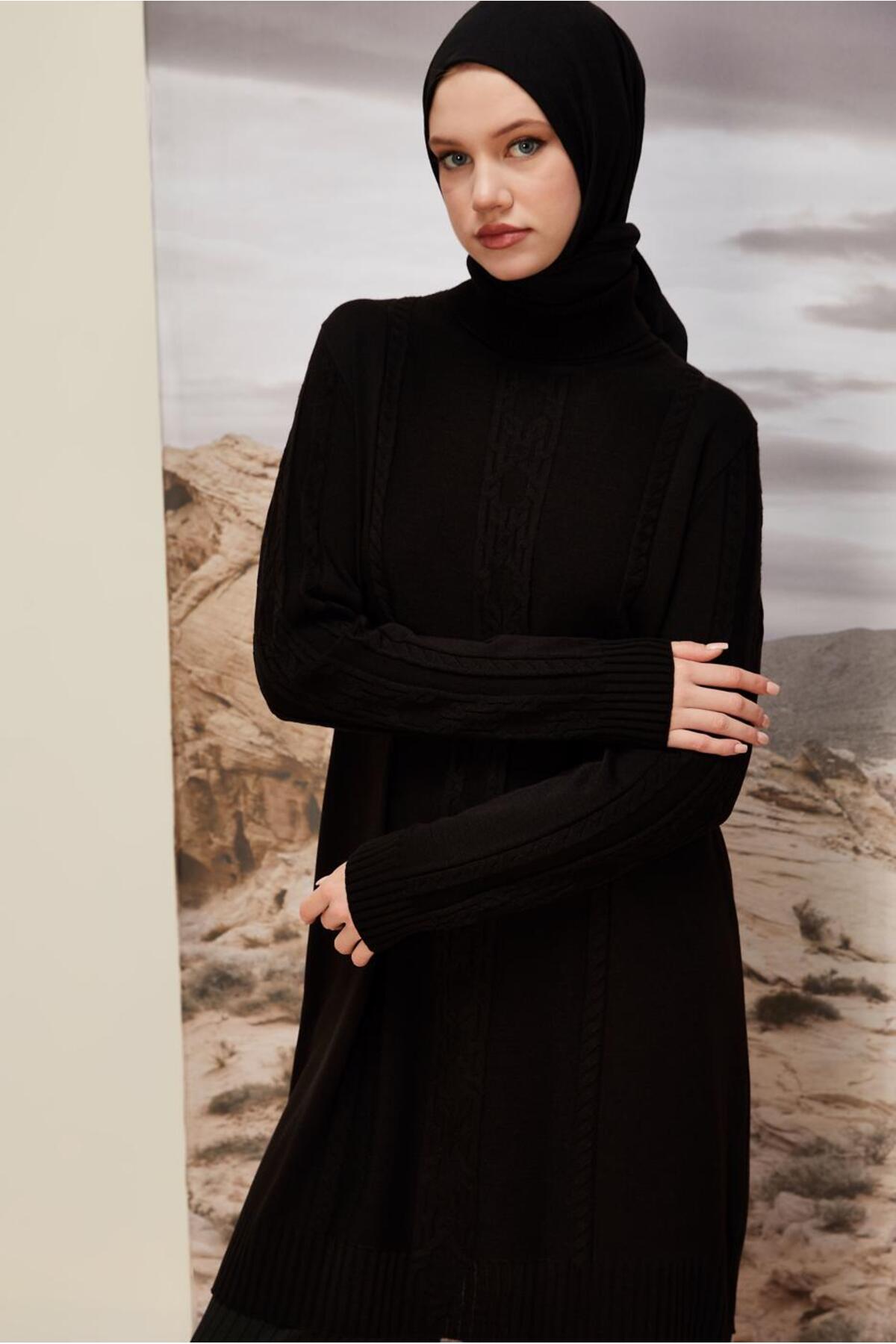 آلوینا تونیک بافتنی یقه گرد ۴۵۸۰۱