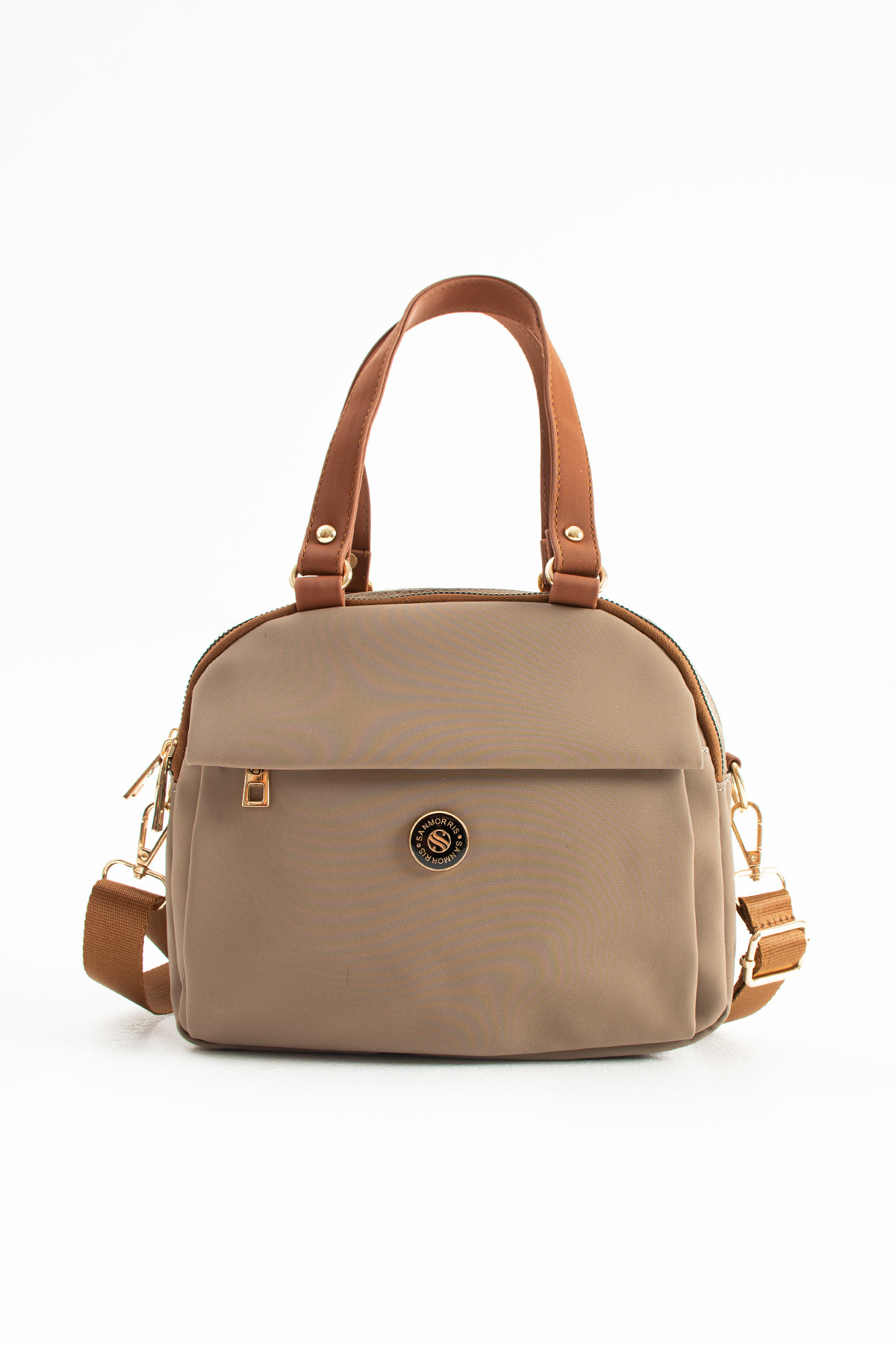 Women's Faux Leather Smart Casual Shoulder and Handbag with Adjustable Cross Strap