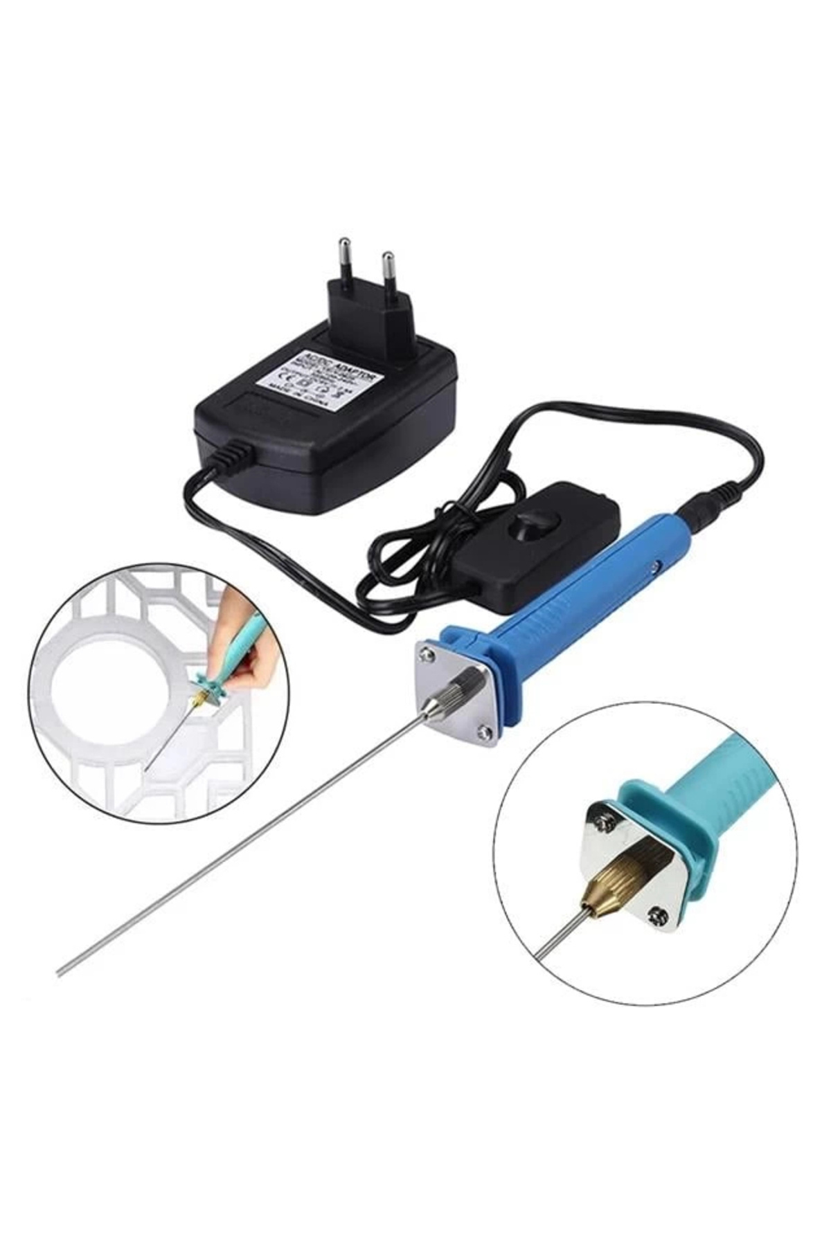 Powermaster PM-26761 Köpük Strafor Kesme Kalemi Elektrikli 10cm Başlıklı 100-240V/25W