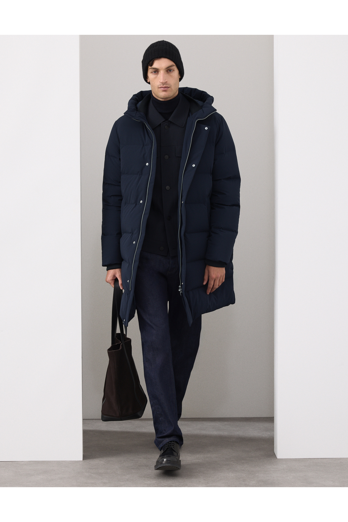 مارکس اند اسپنسر کاپشن پفی از جنس پر و کرک Stormwear