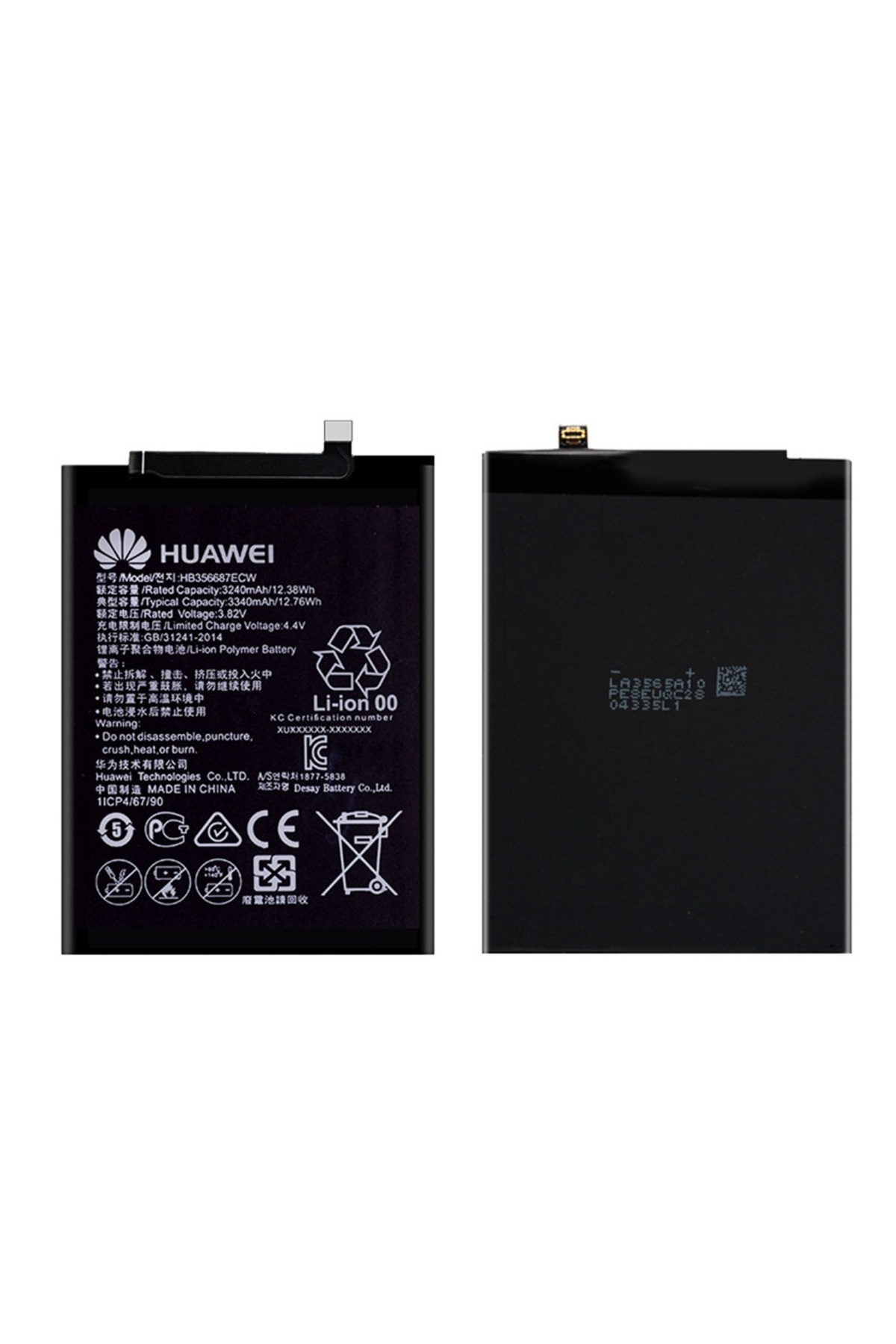 Genos HW Mate 10 Lite A Kalite Pil Batarya RNE-L01 - HB356687ECW - 3340 mAh SKU90795