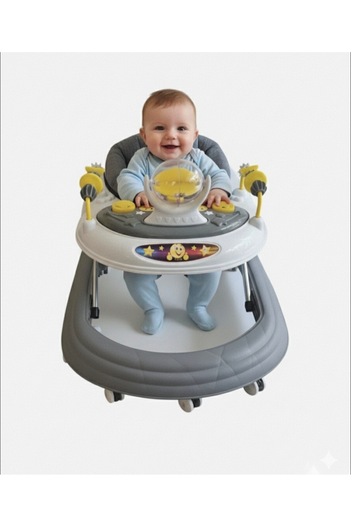 Hobbys RB-1033 Yumurcak Oyuncaklı Müzikli Katlanabilir Çocuk Yürüteci