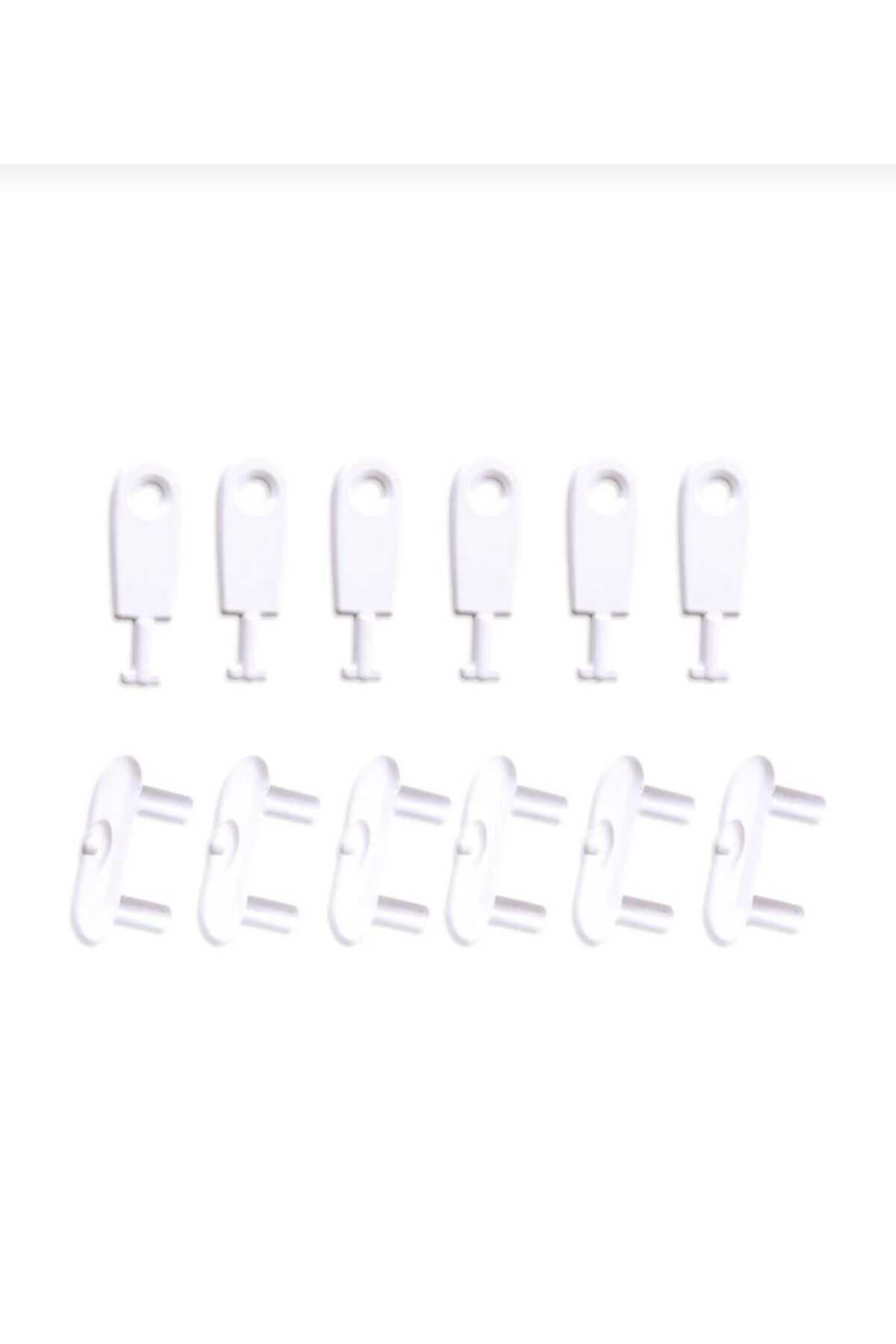 ÇEÇEN HOME 12'Li Çocuk Priz Koruyucu Priz Kilidi fotoğrafı 2 (önizleme)