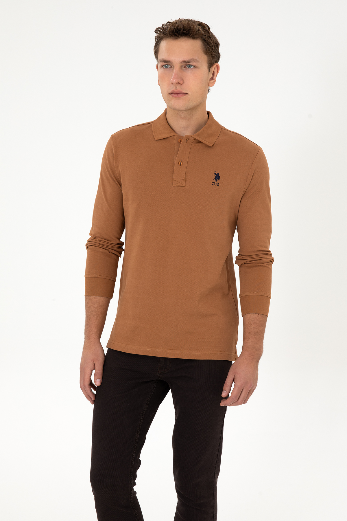 پولوشرت مردانه یقه پلو | یو اس پولو U.S. Polo Assn. 50307757 TR - تصویر 3