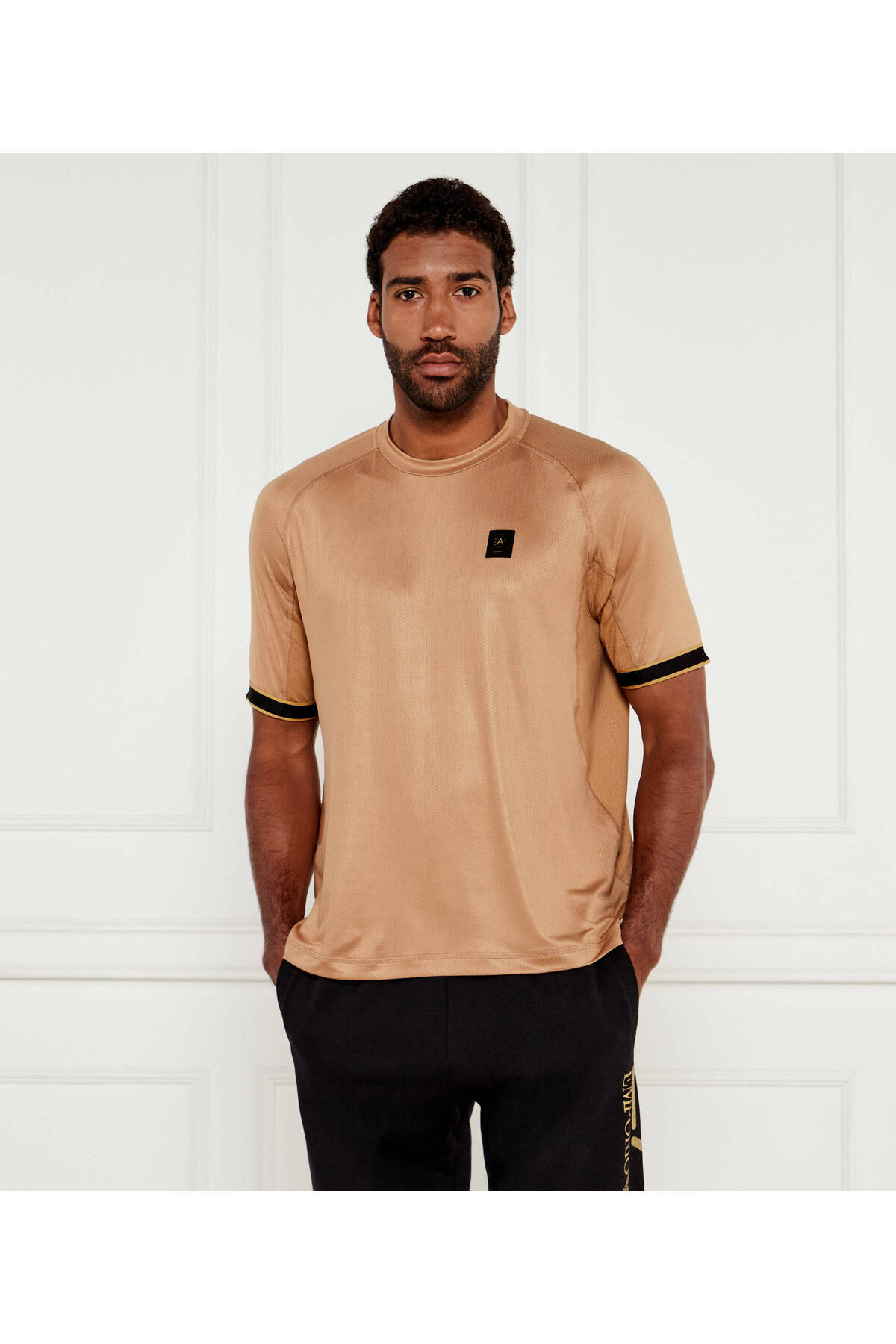  تی‌شرت آستین کوتاه مردانه طرح گلدار کد 7M000619 AF16723-U6171