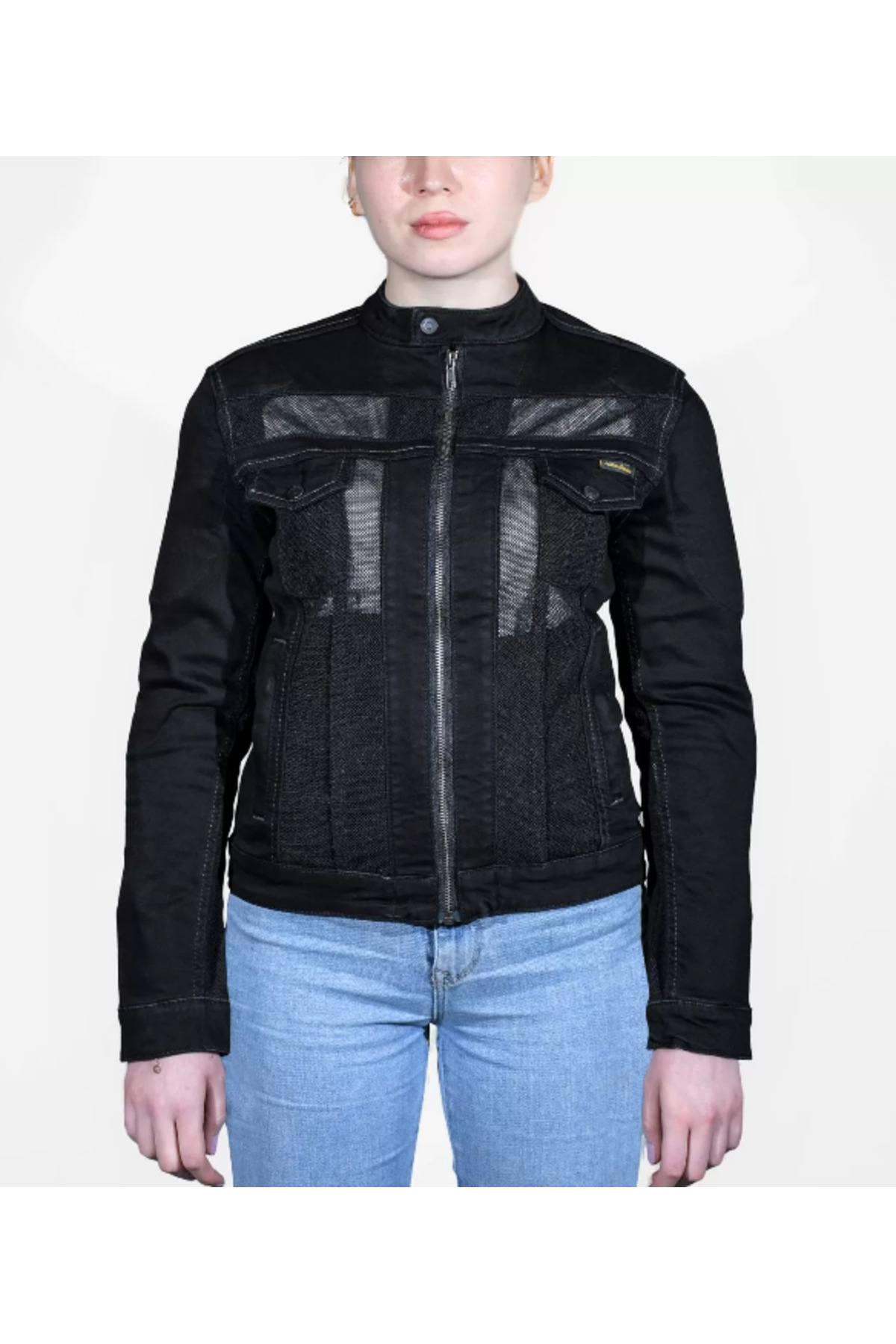 Riderdenim Efil File Motosiklet Kadın Kot Mont