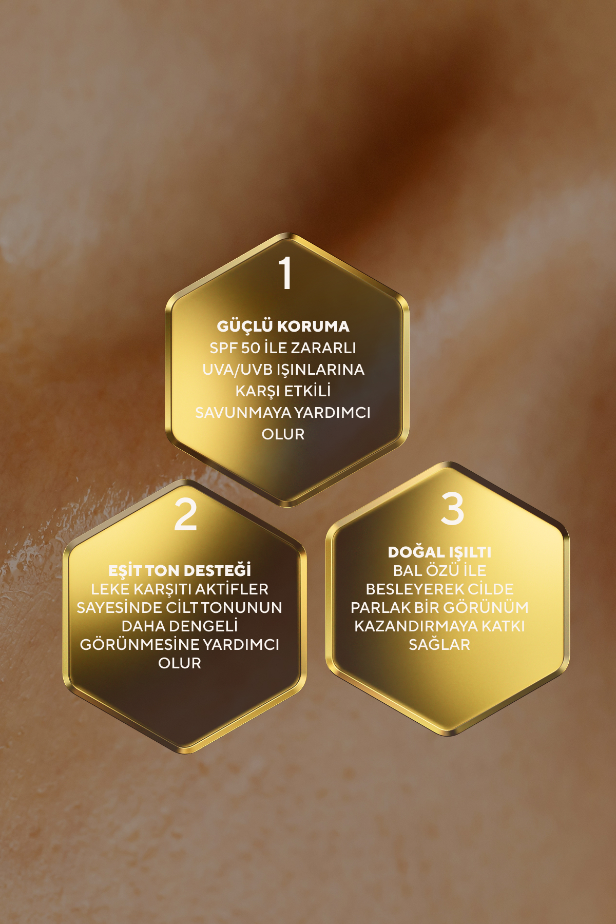 Bal & Propolis Özlü, Cilt Bariyerini Desteklemeye Yardımcı SPF50+ Güneş Kremi 50 ML — 8684981440769 — تصویر 7 از 8