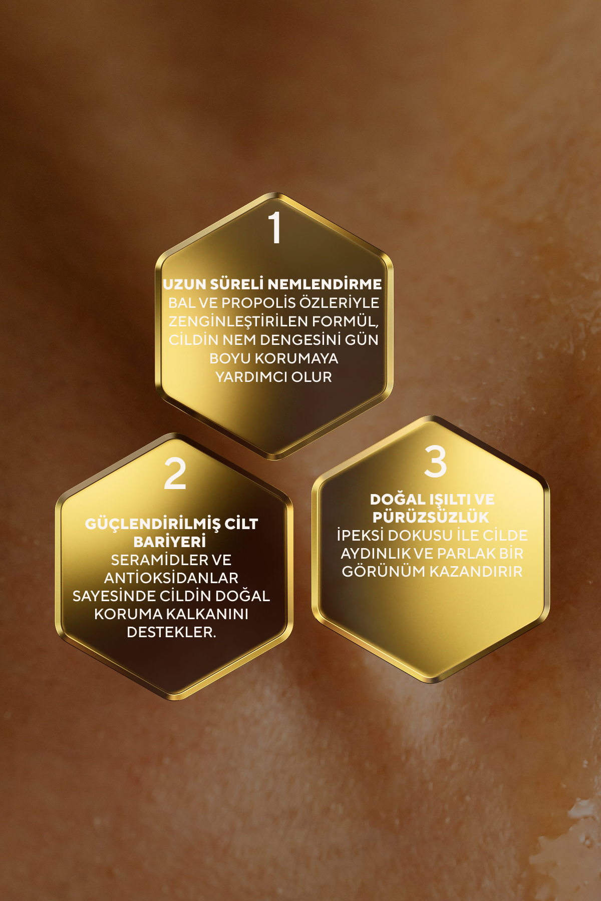 Bal ve Propolis Özlü Yoğun Nem ve Canlı Görünüm Sağlayan Su Bazlı Yüz Kremi 50 ml — 8684981440776 — تصویر 7 از 8
