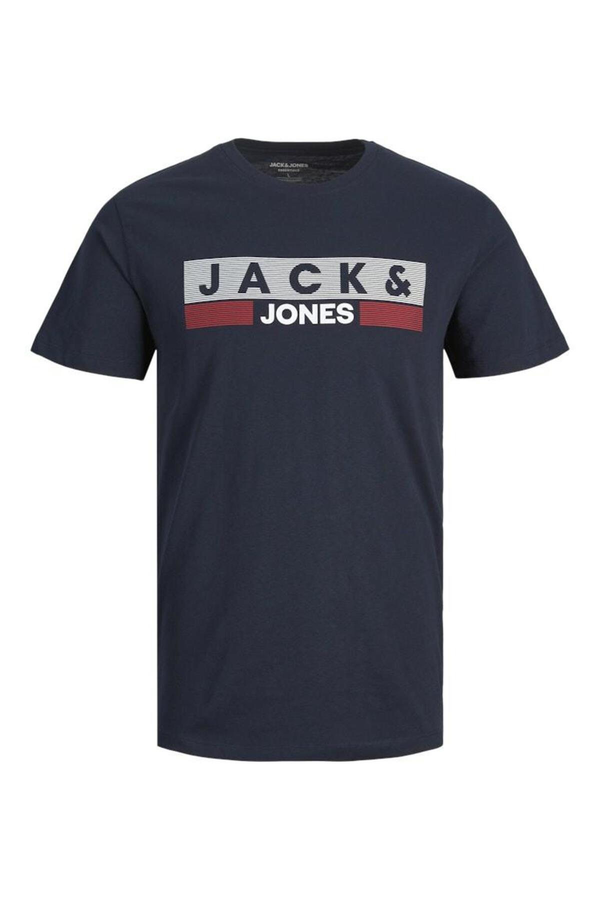 تی شرت مردانه جک جونز مدل 12158505 جک اند جونز تی شرت بزرگ سایز Jack & Jones