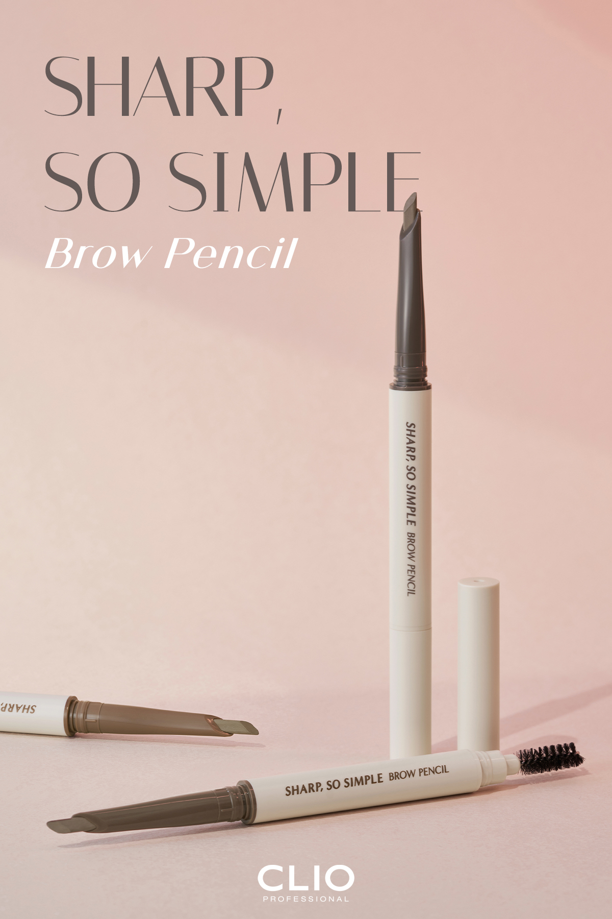 İnce Ve Kalın Çizim Sunan, Fırçalı Kaş Kalemi Sharp So Simple Brow Pencil (02 Ash Brown) — خاکستری 111658 — تصویر 8 از 8
