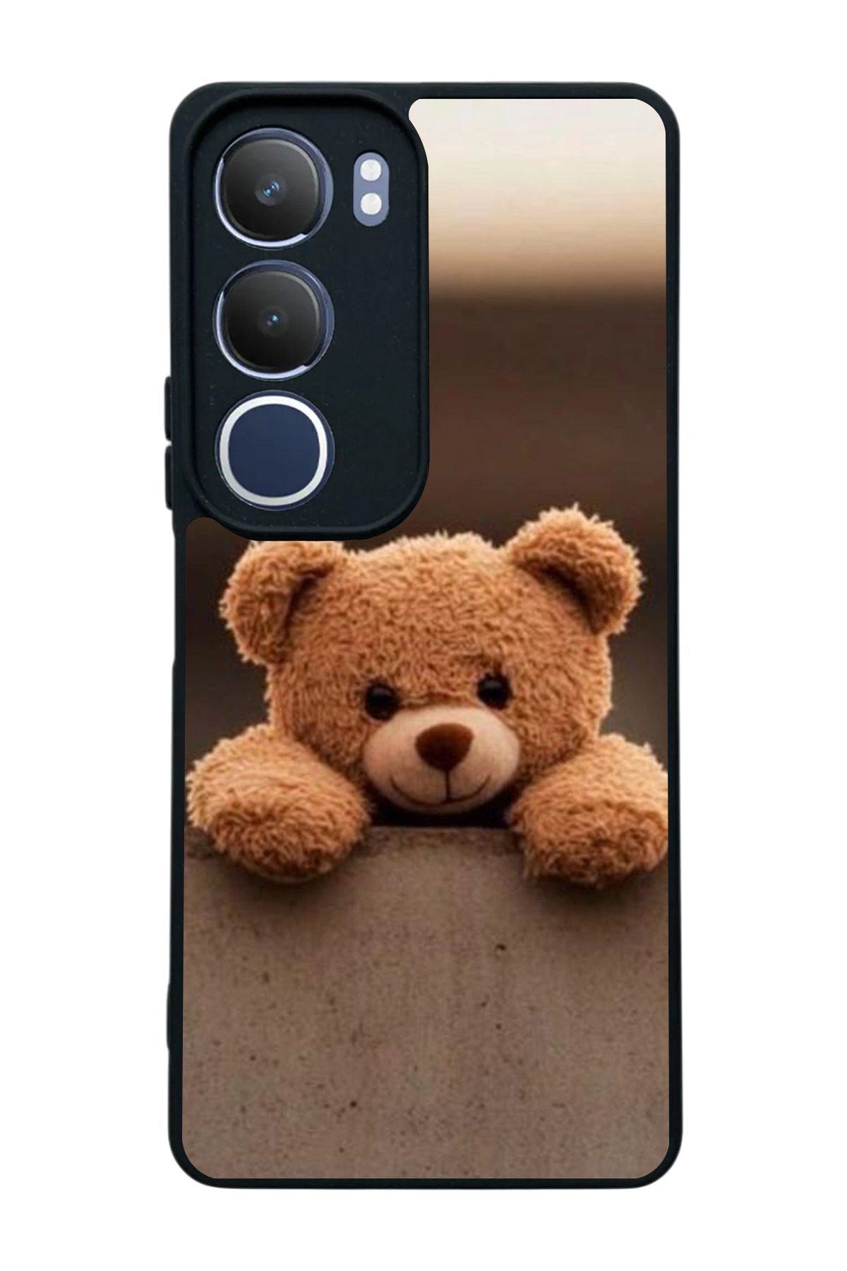Y19s Compatible Printed, Matte Black,Soft Silicone, Protective,Shock Absorbing Cover,Case