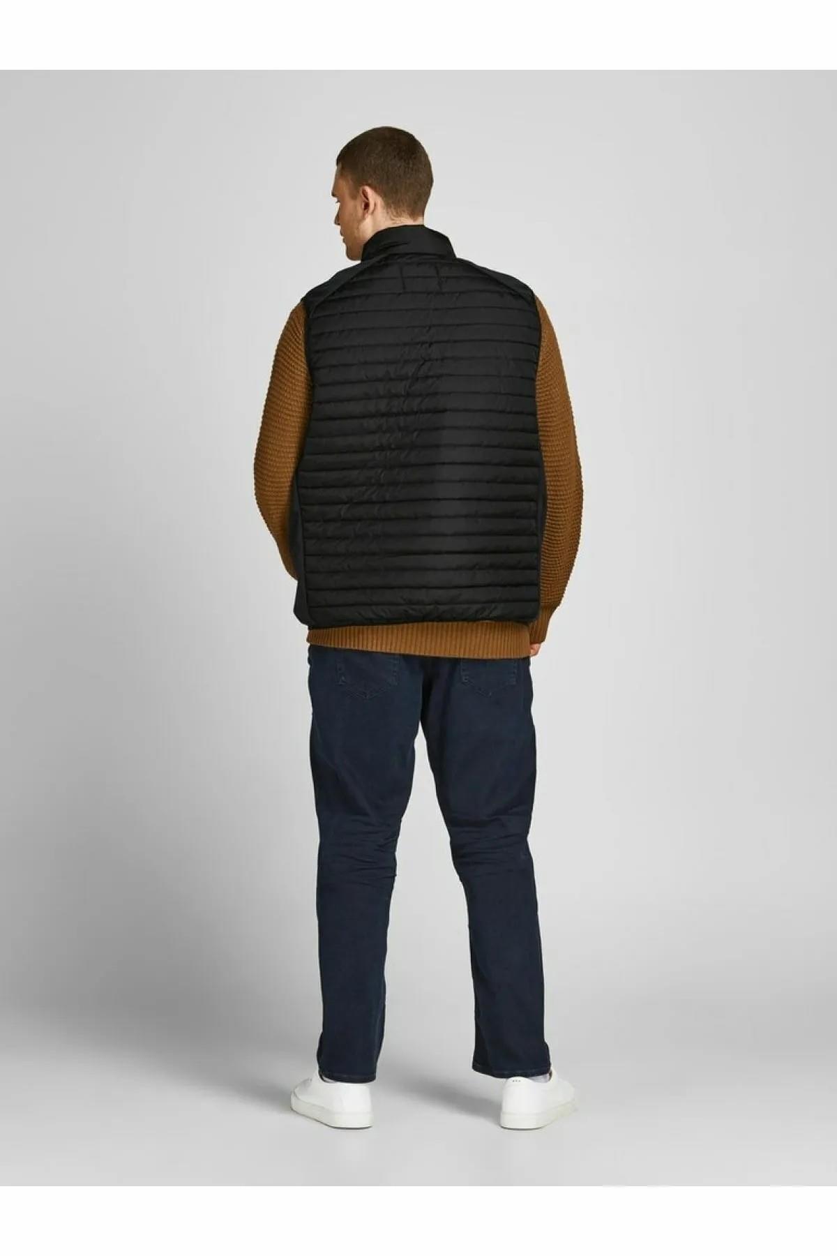 جلیقه مردانه راسته آستین افتاده | جک اند جونز Jack & Jones 12205347-BLACK - تصویر 4