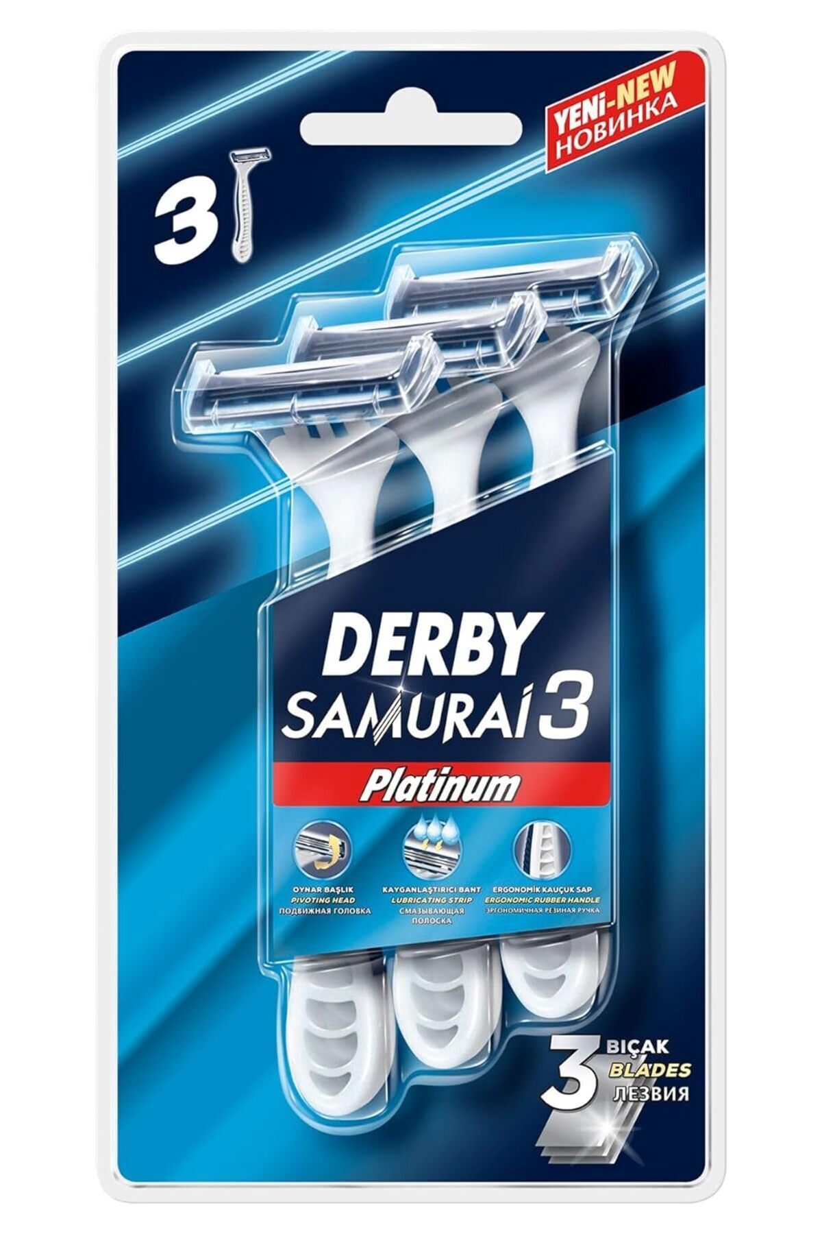 Hepta Collection Derby Samurai 3 Platinum 3'Lü Blister