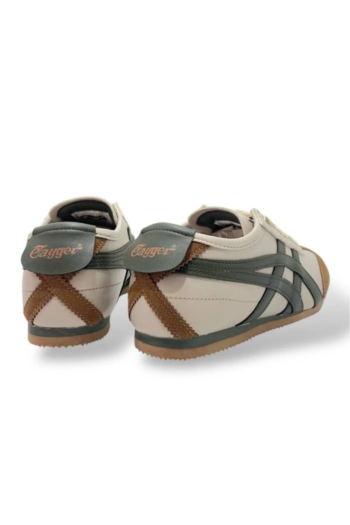 Unisex Casual Oxford Kısa Kaymaz Taban Yürüyüş Spor Ayakkabı — خاکی ETAYGER2000 — تصویر 2 از 4